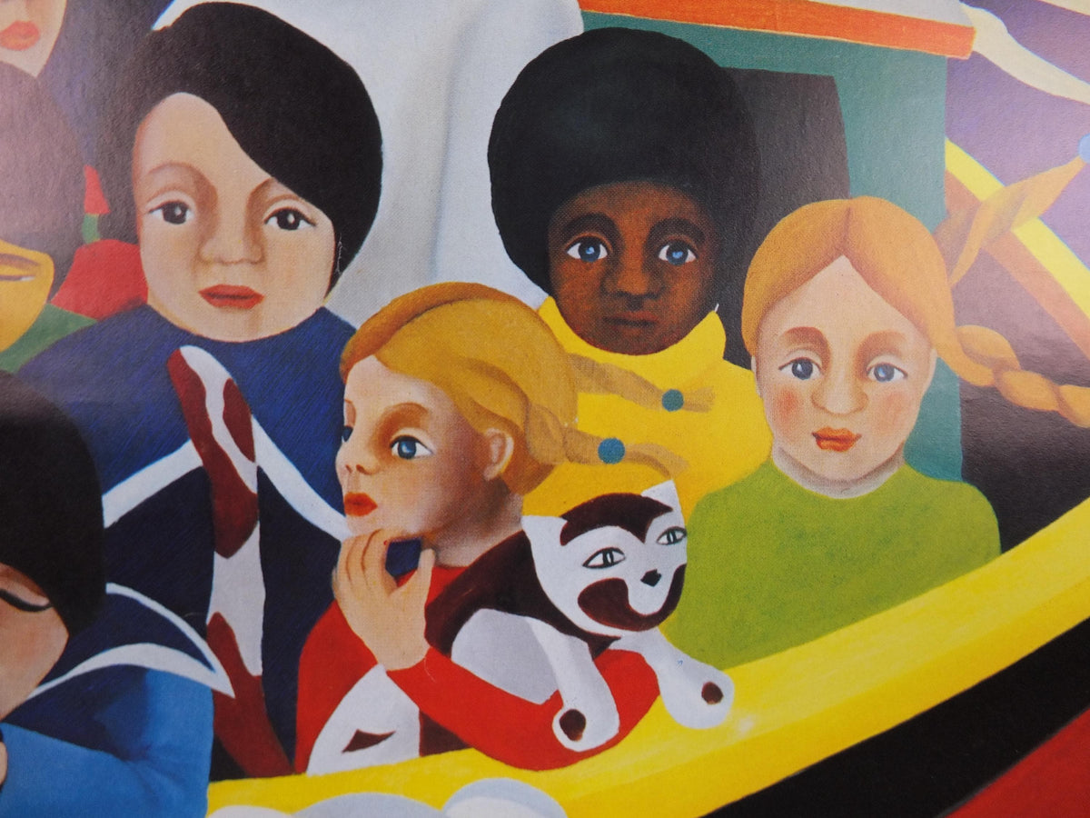 Red Cross Poster, In the same boat, International Federation of Red Cross and Red Crescent Societies (IFRC), humanitarian aid wall art decor