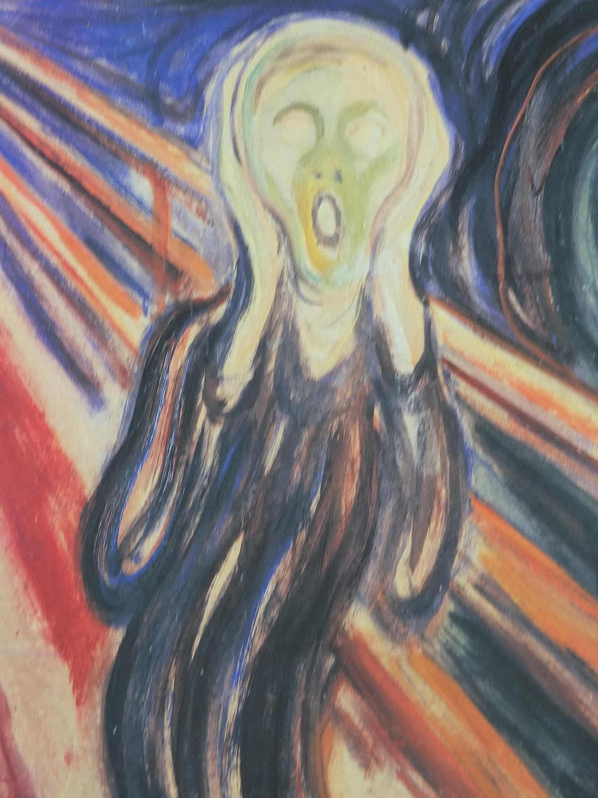 2001 Edvard Munch Poster, The Scream 1893, Arken Museum for Moderne Kunst, Expressionism, Symbolism, gallery exhibition, wall art decor
