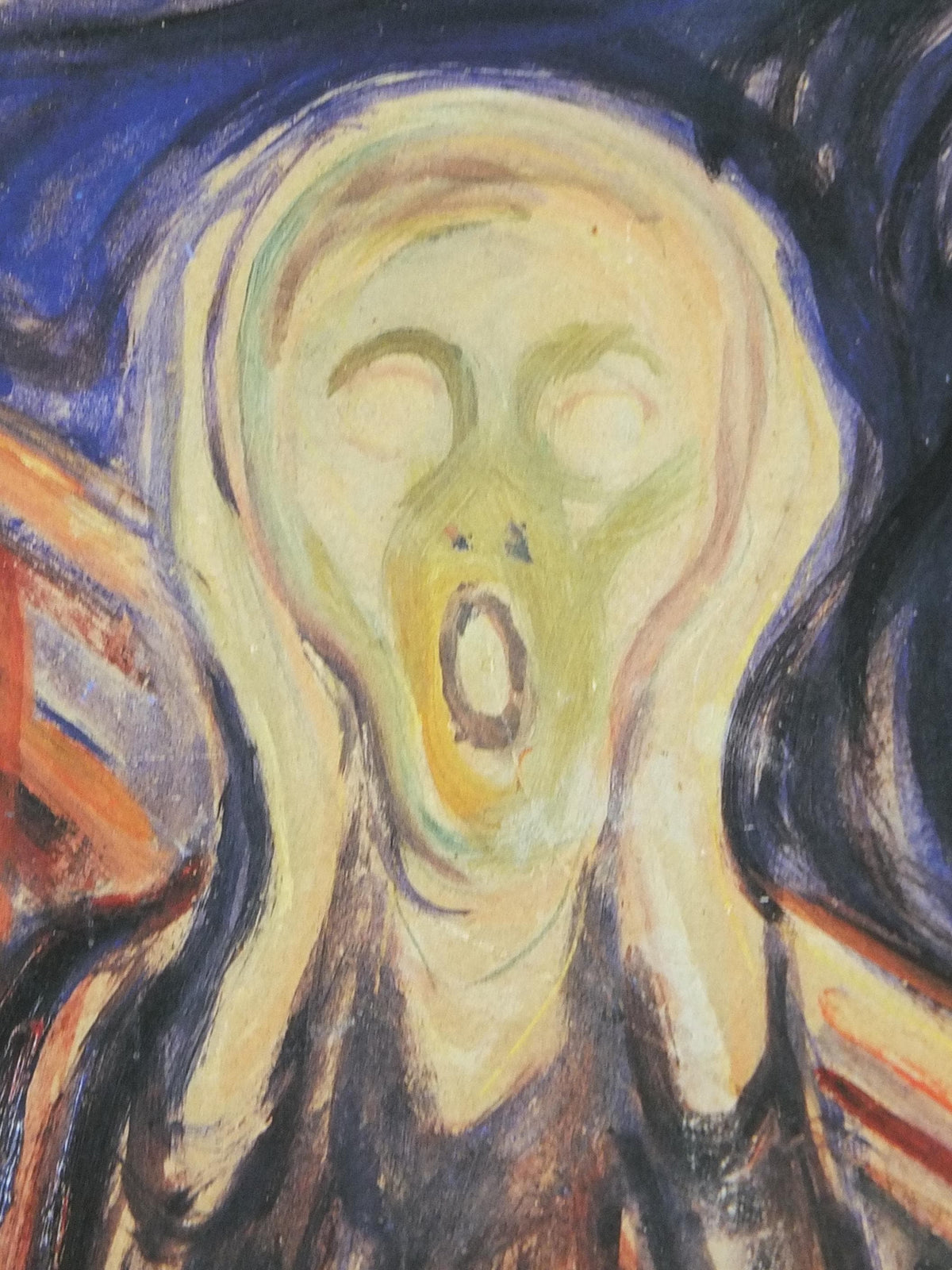 2001 Edvard Munch Poster, The Scream 1893, Arken Museum for Moderne Kunst, Expressionism, Symbolism, gallery exhibition, wall art decor