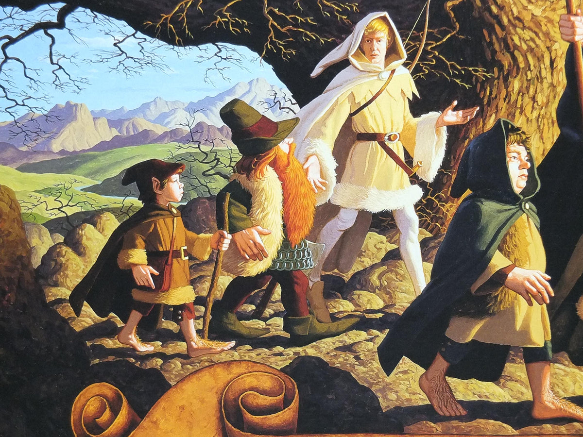 The Fellowship Poster, Lord of the Rings, by Brothers Hildebrandt 1975, licensed to Scorpio Posters, J.R.R. Tolkien, Middle Earth, wall art
