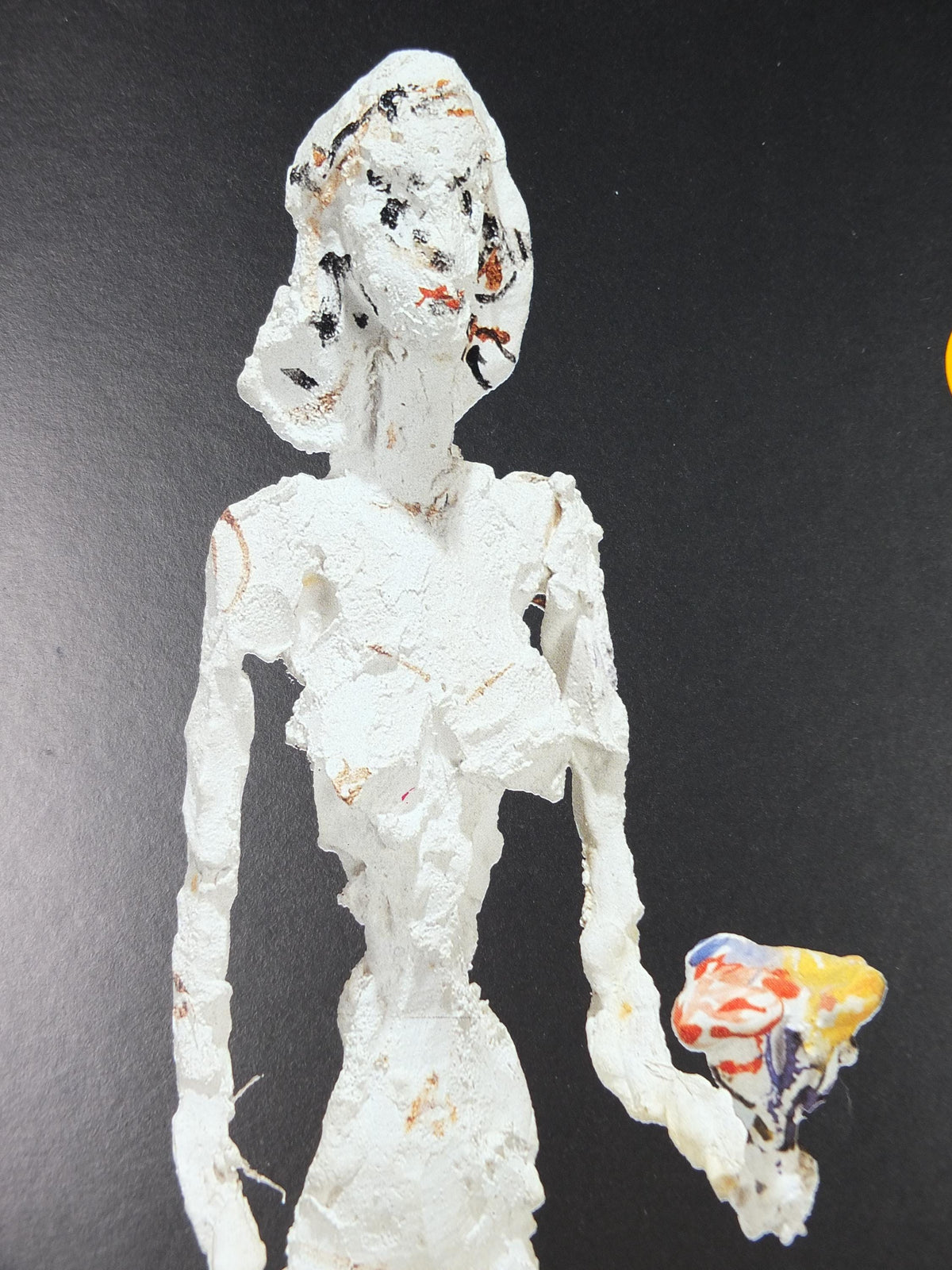 1984 Alberto Giacometti Poster, Standing woman with bouquet of flowers, Adrien Maeght, Modernism, gallery exhibition, wall art decor