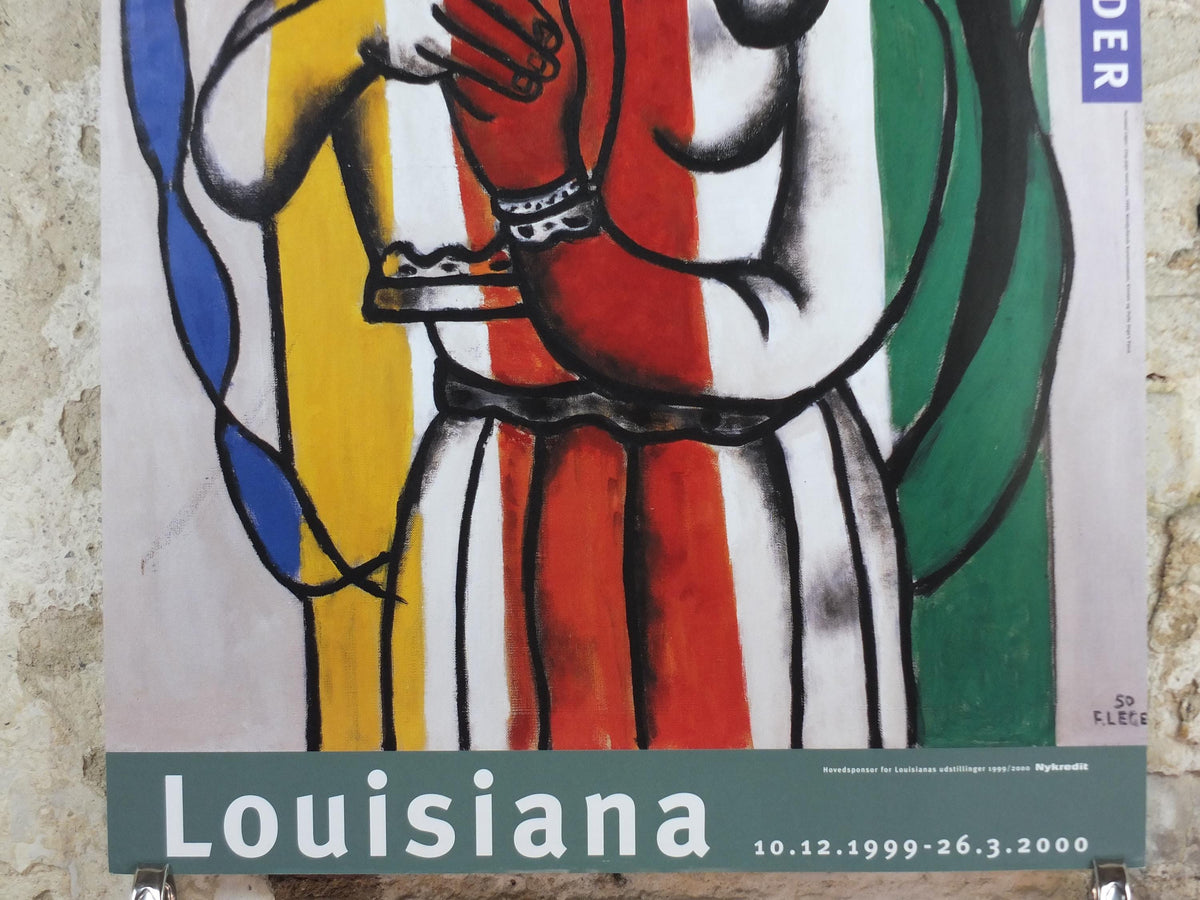 1999 Fernand Leger, Young Girl with Vase 1950, Cubism and Modernism, gallery exhibition wall art decor