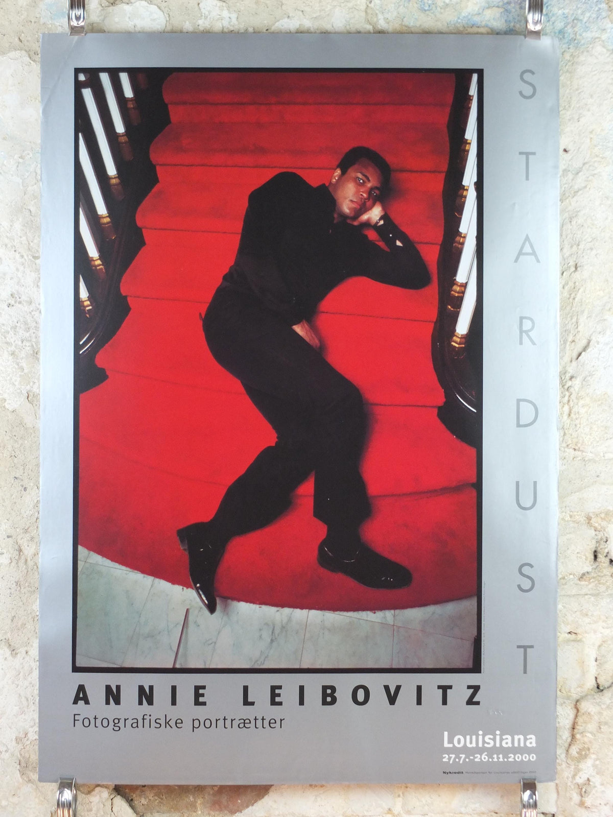 2000 Annie Leibovitz Poster, Muhammad Ali from 1978, boxing, Louisiana, Copenhagen, photography gallery exhibition, wall art decor