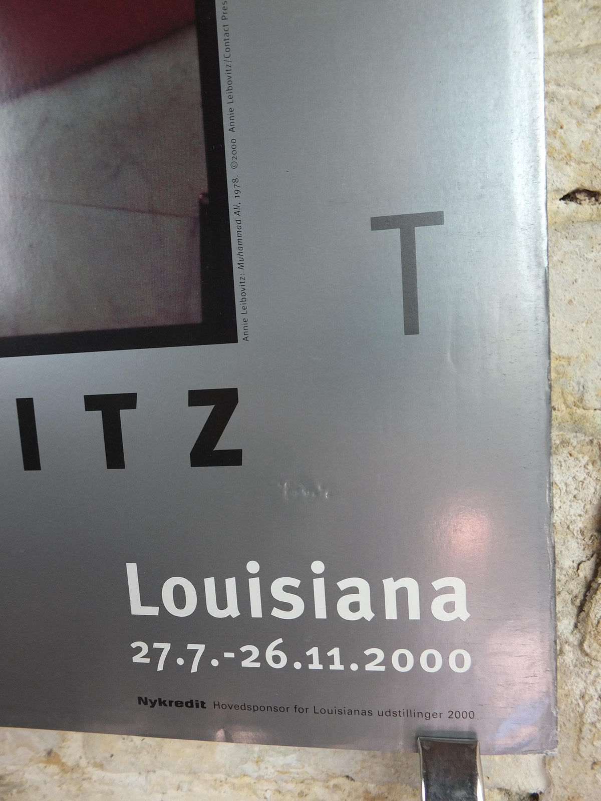 2000 Annie Leibovitz Poster, Muhammad Ali from 1978, boxing, Louisiana, Copenhagen, photography gallery exhibition, wall art decor