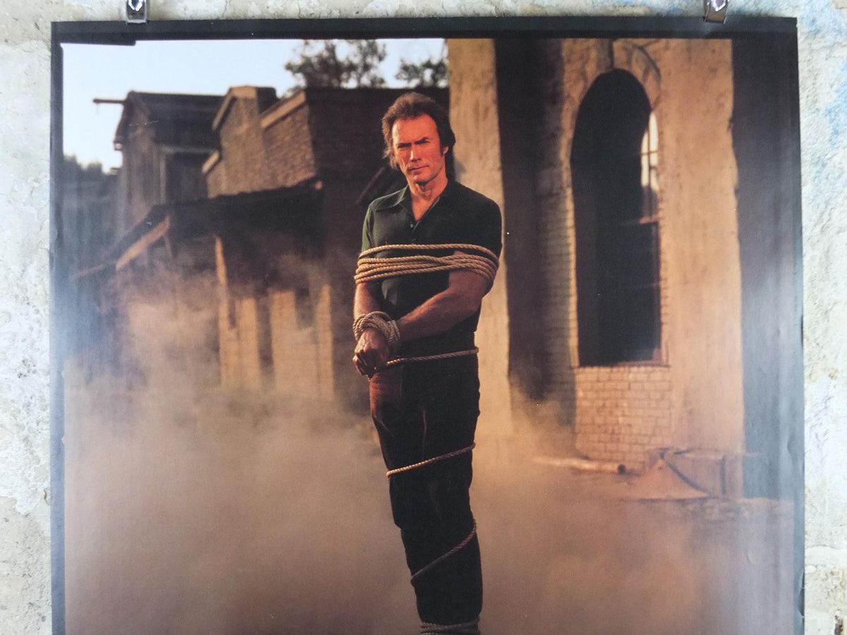 2000 Annie Leibovitz Poster, Clint Eastwood bound in rope, Louisiana, Copenhagen, photography gallery exhibition, wall art decor