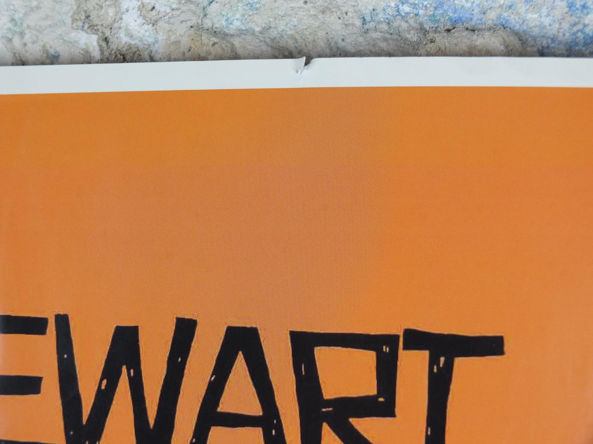 1985 Vertigo Movie Poster, Alfred Hitchcock, James Stewart & Kim Novak, orange wall art decor, cinema film memorabilia