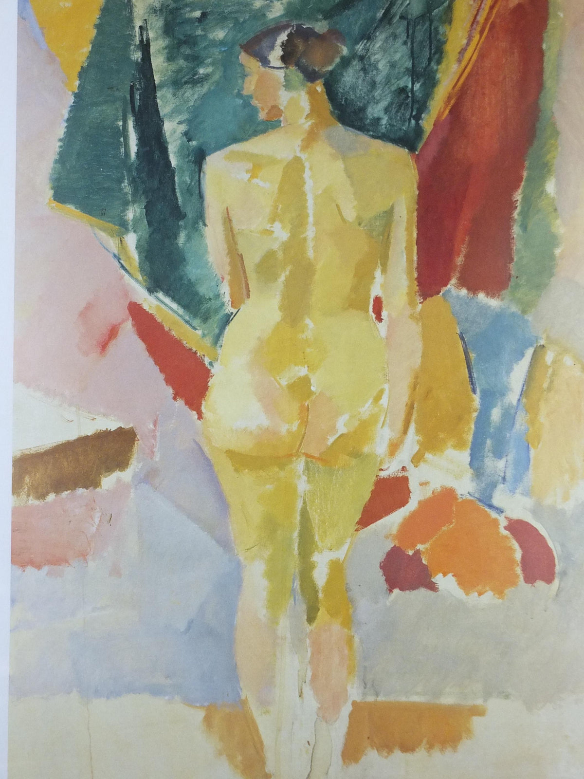 1998 Louisiana Anniversary Poster, 40th Anniversary, Karl Isakson, Model from the Back, 1920 Louisiana Museum of Modern Art, wall art decor