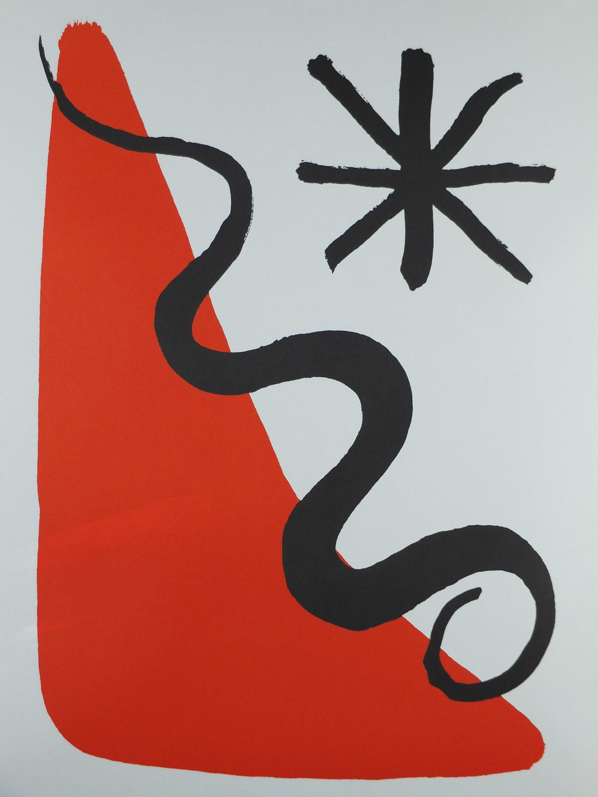 1996 Alexander Calder Poster, Untitled 1965, Sans Titre Mnam 1965, Innovative Mobiles artist, gallery exhibition, wall art decor