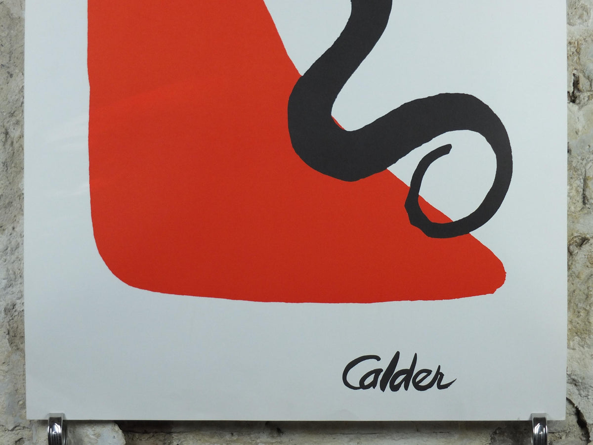 1996 Alexander Calder Poster, Untitled 1965, Sans Titre Mnam 1965, Innovative Mobiles artist, gallery exhibition, wall art decor