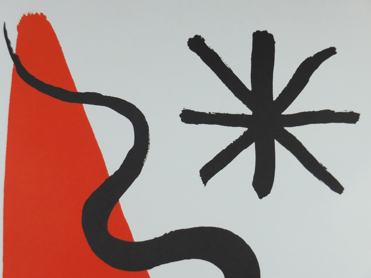 1996 Alexander Calder Poster, Untitled 1965, Sans Titre Mnam 1965, Innovative Mobiles artist, gallery exhibition, wall art decor