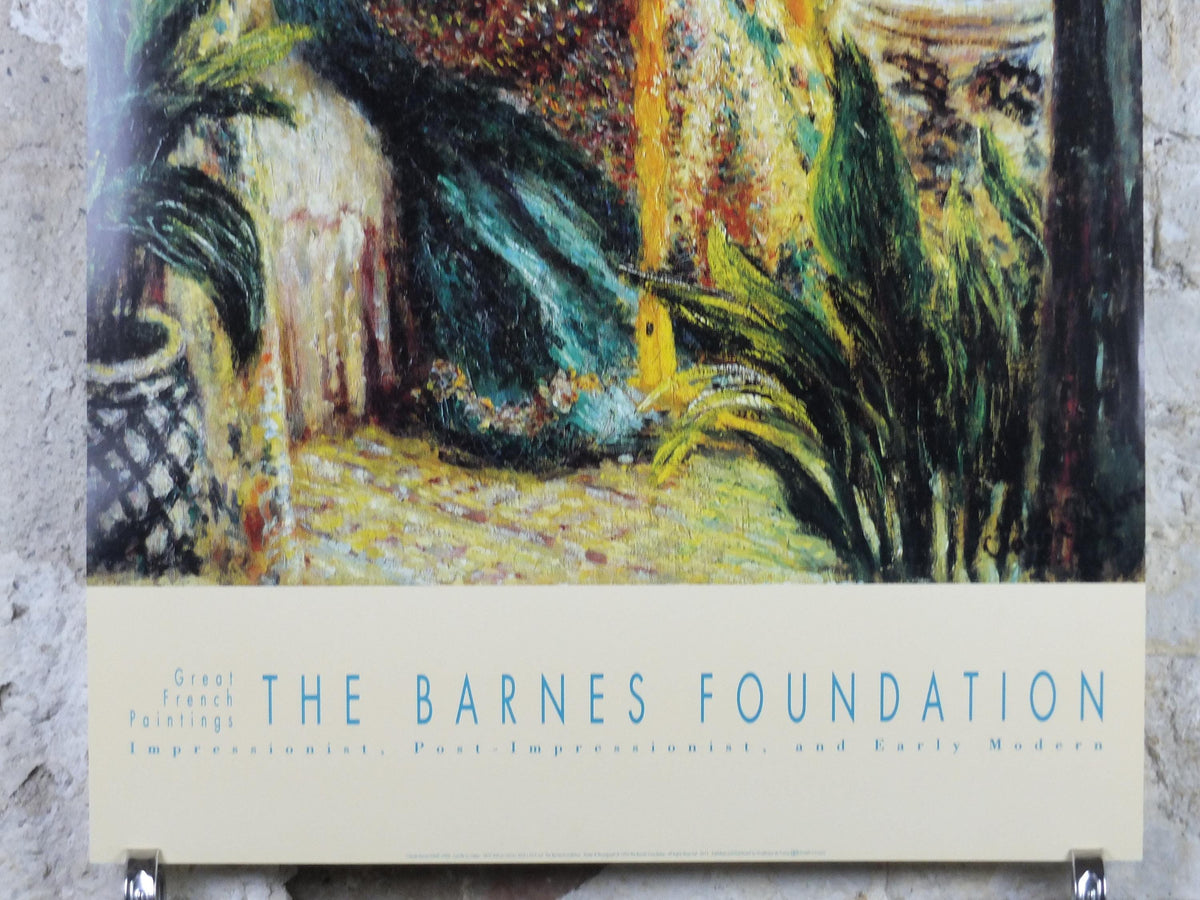 1994 Claude Monet Poster, Camille au metier 1875, Camille at work at tapestry, Impressionism, gallery exhibition, wall art decor