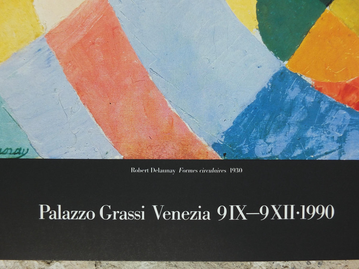 1990 Robert Delaunay Poster, Circular Forms 1930, Formes Circulaires Orphism, Cubism, abstract, Fauvism, wall art decor