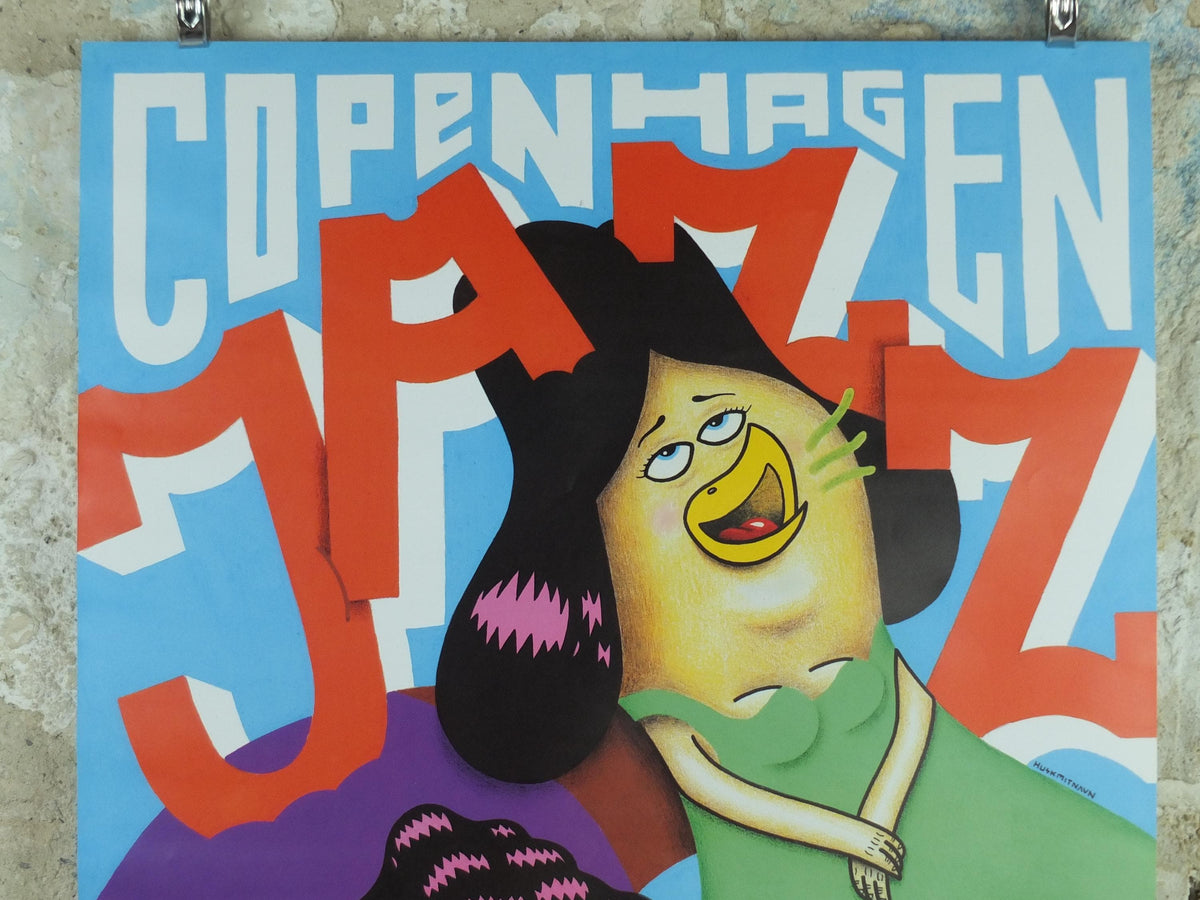 2004 Copenhagen Jazz Festival Poster, by HuskMitNavn, Denmark, music concerts, wall art decor