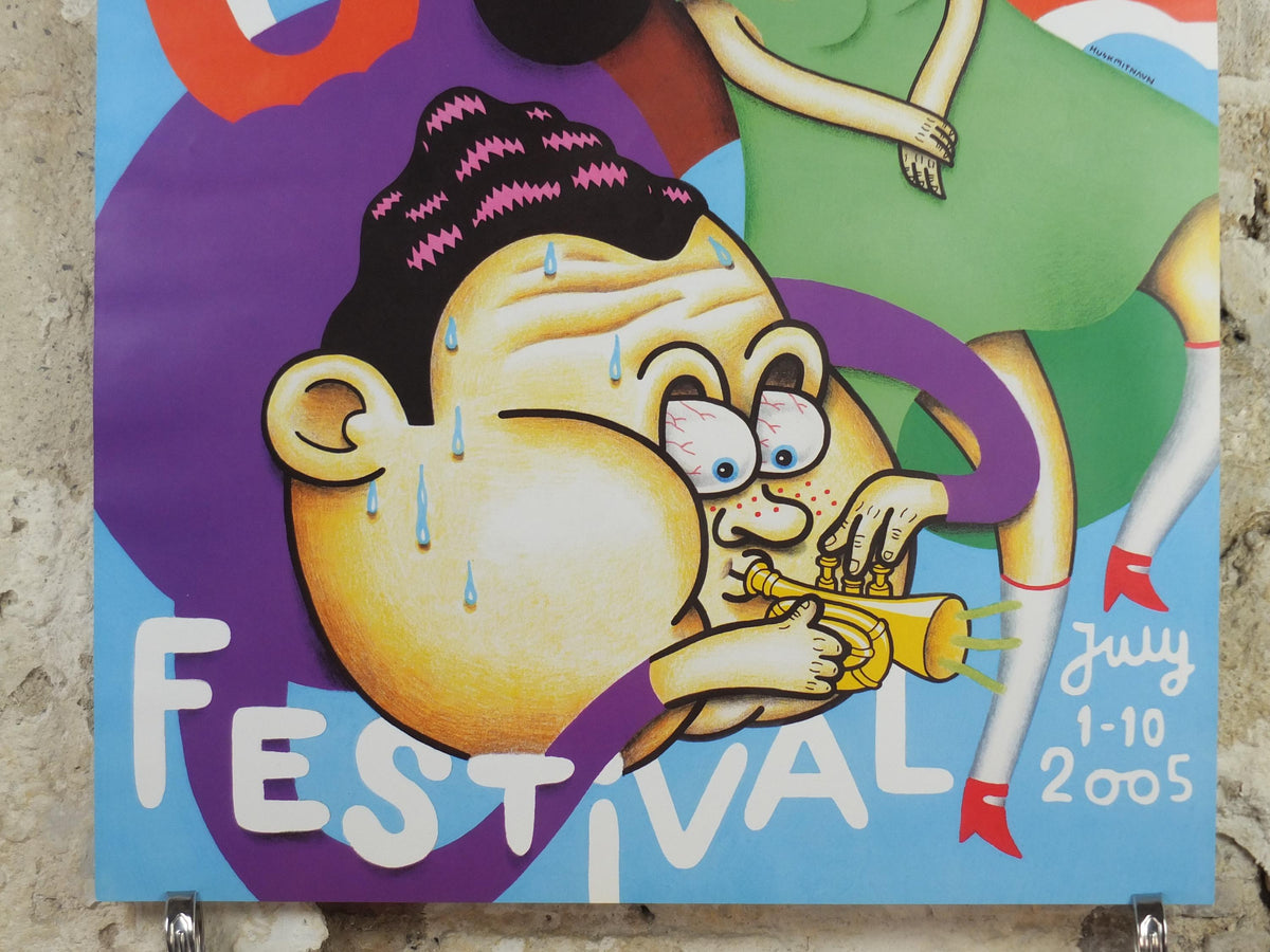 2004 Copenhagen Jazz Festival Poster, by HuskMitNavn, Denmark, music concerts, wall art decor
