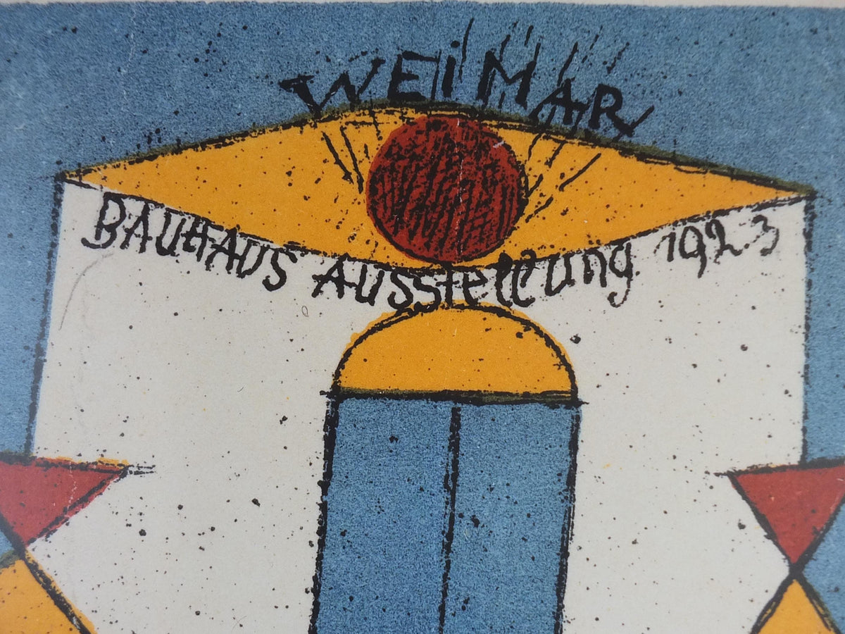 1989 Paul Klee Poster, The Elevated Plane 1923, Der Blaue Reiter, Weimar Bauhaus, Surrealism gallery exhibition wall art decor