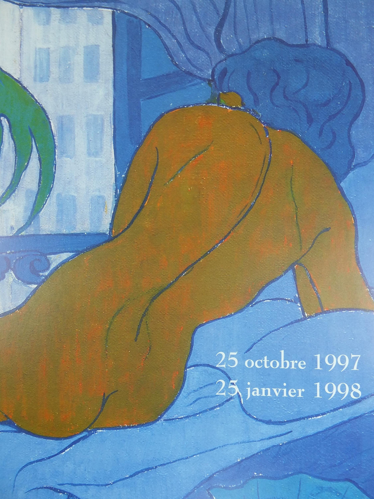 1997 Paul Ranson Poster, The Blue Room 1891, La Chambre Bleue, Art Nouveau, Symbolism post impressionism, art gallery, wall art decor