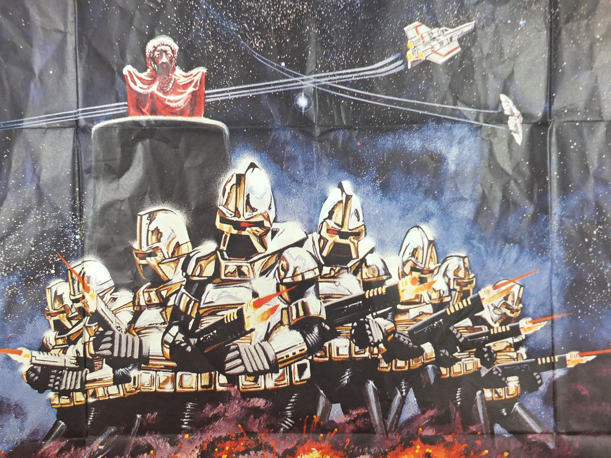 1978 Battlestar Galactica Poster, The Cylon Attack, Mission Galactica, Original French Grande size, wall art cinema film memorabilia