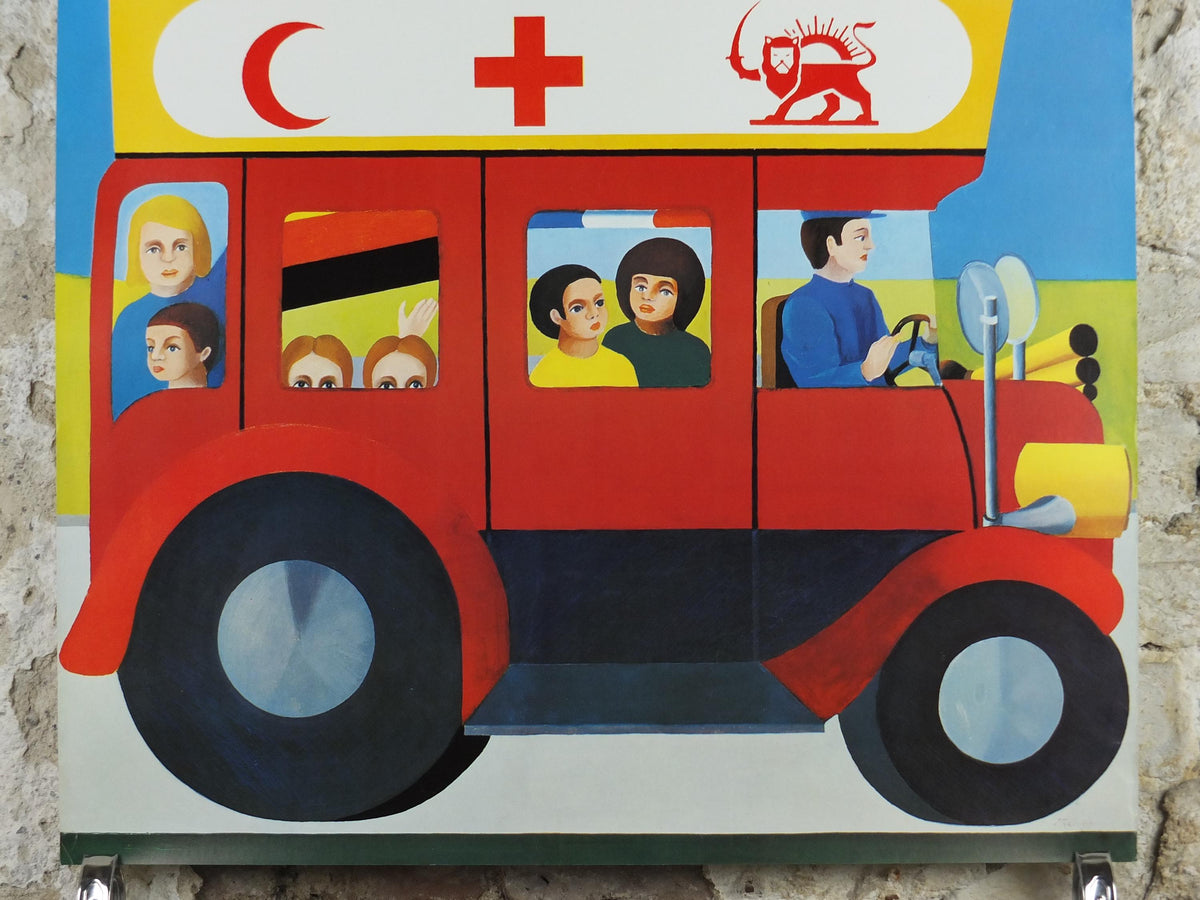 Red Cross Poster, There is room, International Federation of Red Cross and Red Crescent Societies (IFRC), humanitarian aid wall art decor