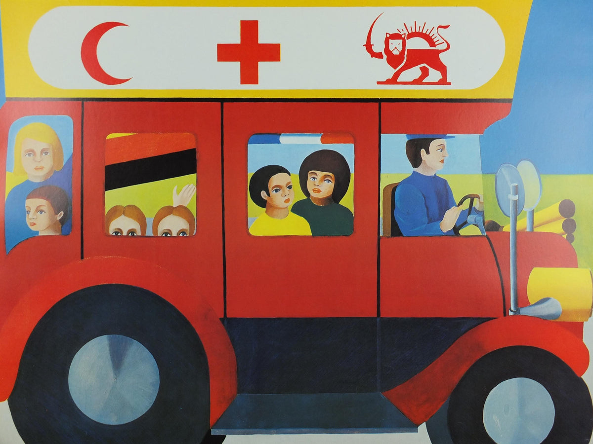 Red Cross Poster, There is room, International Federation of Red Cross and Red Crescent Societies (IFRC), humanitarian aid wall art decor