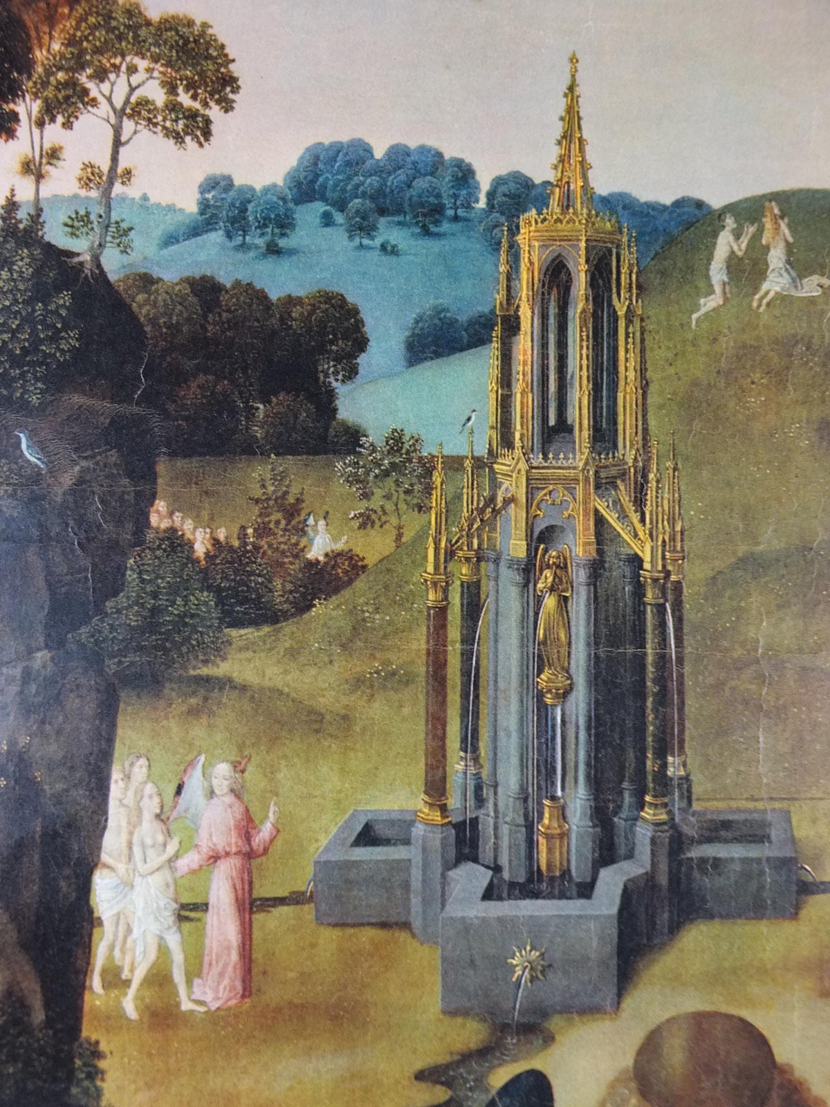 1962 Dirk Bouts Poster, Le Chemin du Ciel, The Way to Heaven, Christian Religion classical Palias des Beaux Arts, Lille, wall art decor