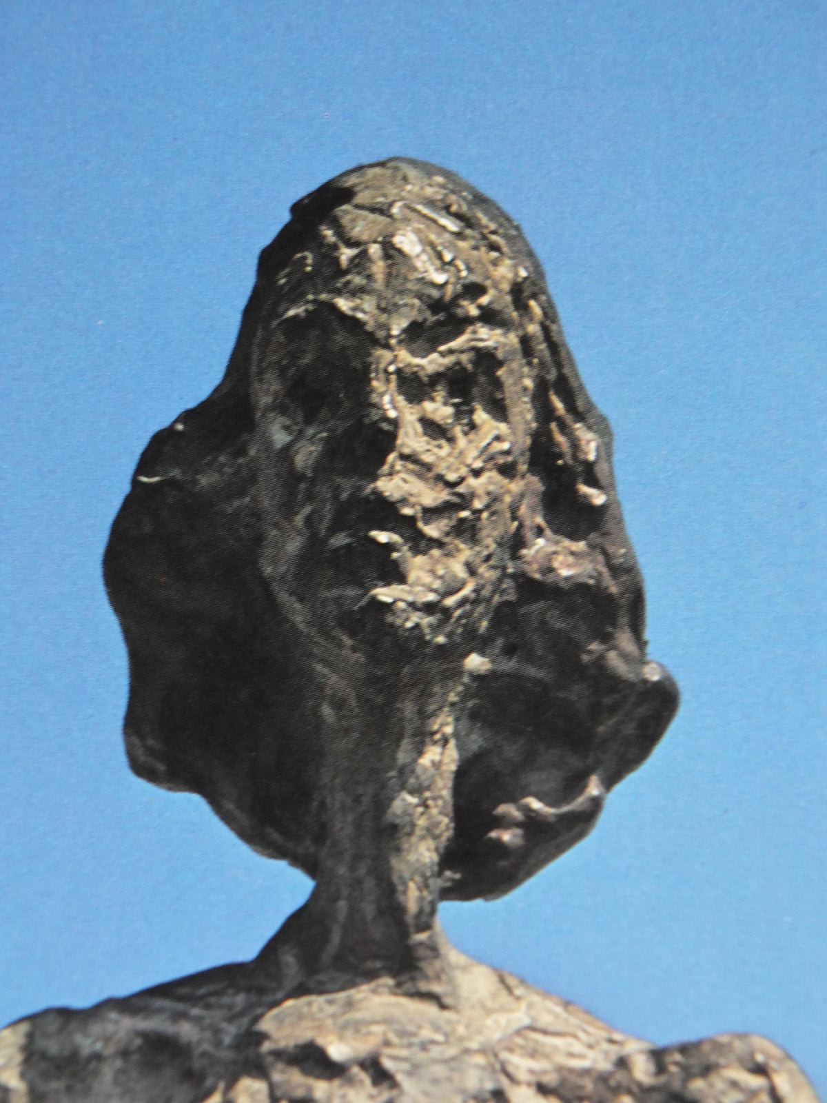 1976 Alberto Giacometti Poster, Annette from Life, bronze sculpture, Fondation Maeght, Modernism, gallery exhibition, wall art decor