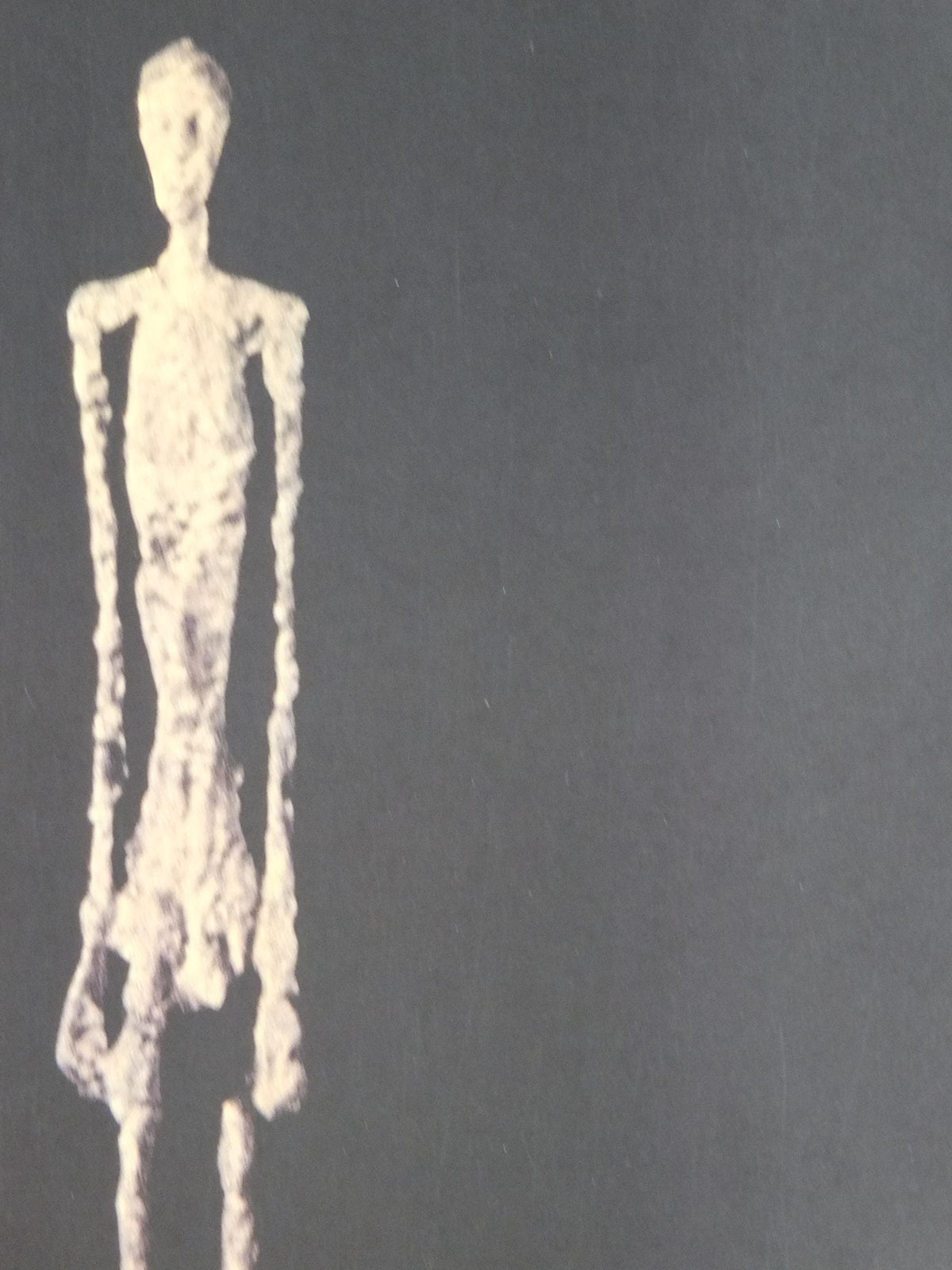 1976 Alberto Giacometti Poster, The Walking Man, L'Homme Qui Marche, Fondation Maeght, Modernism, gallery exhibition, wall art decor