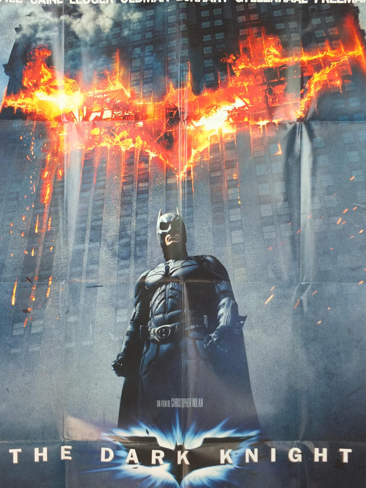 2008 The Dark Knight Poster, Batman, Christopher Nolan Le Chevalier Noir, Original French Grande size, wall art cinema film memorabilia