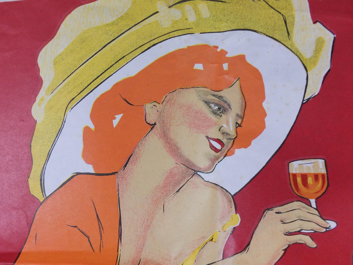 1970s Martini Vermouth Poster, Martini and Rossi Torino / Turin, by Dudovich alcoholic drink, 1920s art deco advertising wall art decor