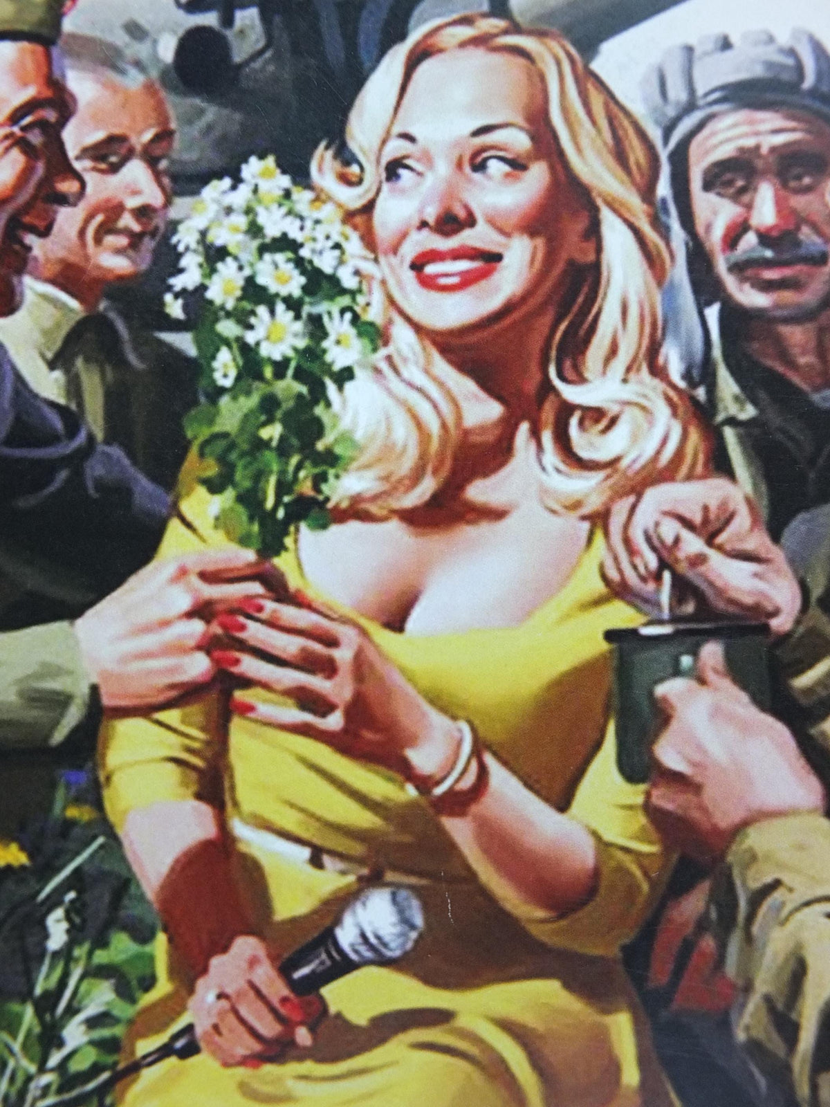 USSR Propaganda Poster, Careless Talk Costs Lives Communist Soviet Union, Idle Chatter, around 1970s, wall art decor