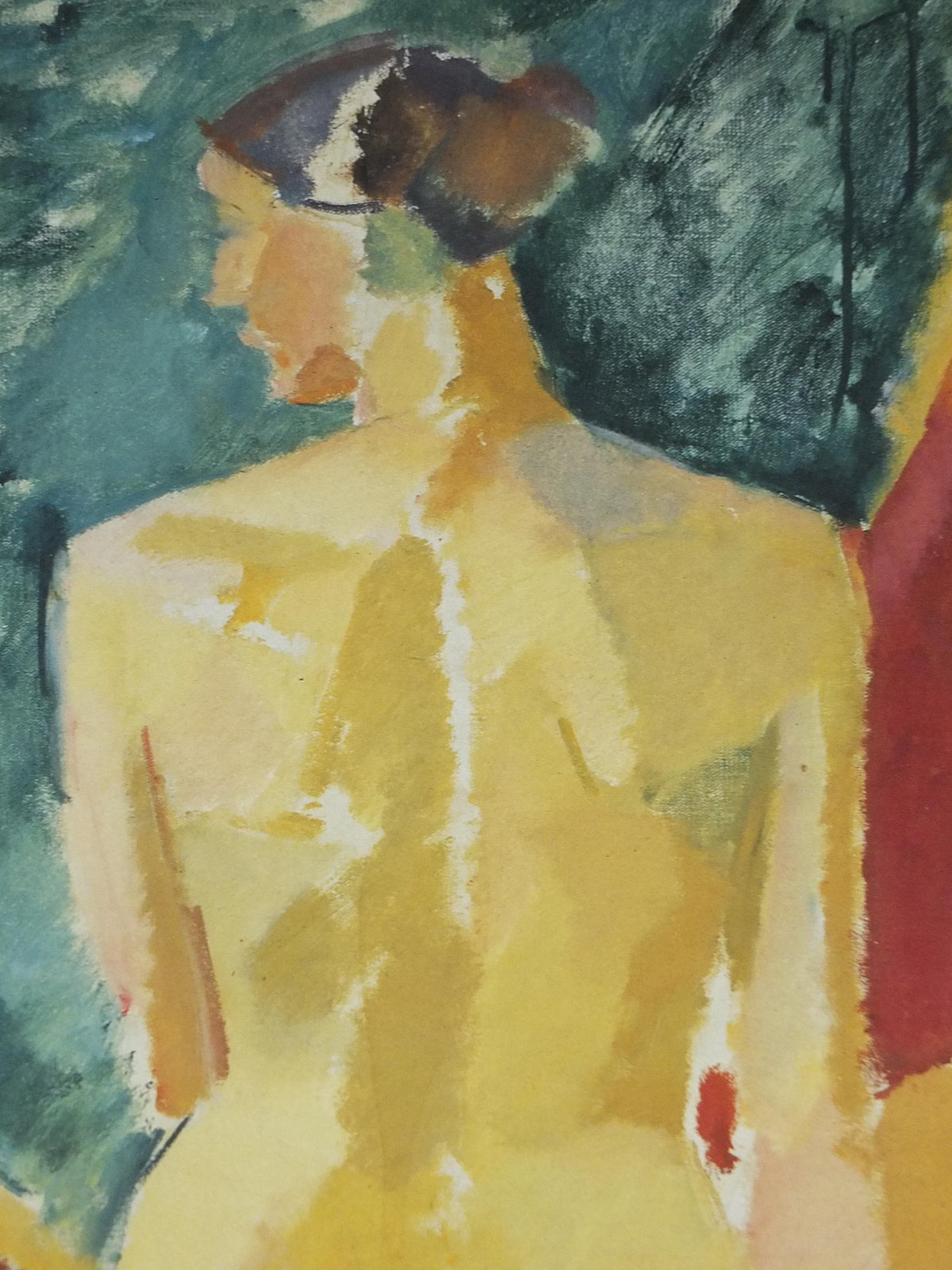 1998 Louisiana Anniversary Poster, 40th Anniversary, Karl Isakson, Model from the Back, 1920 Louisiana Museum of Modern Art, wall art decor