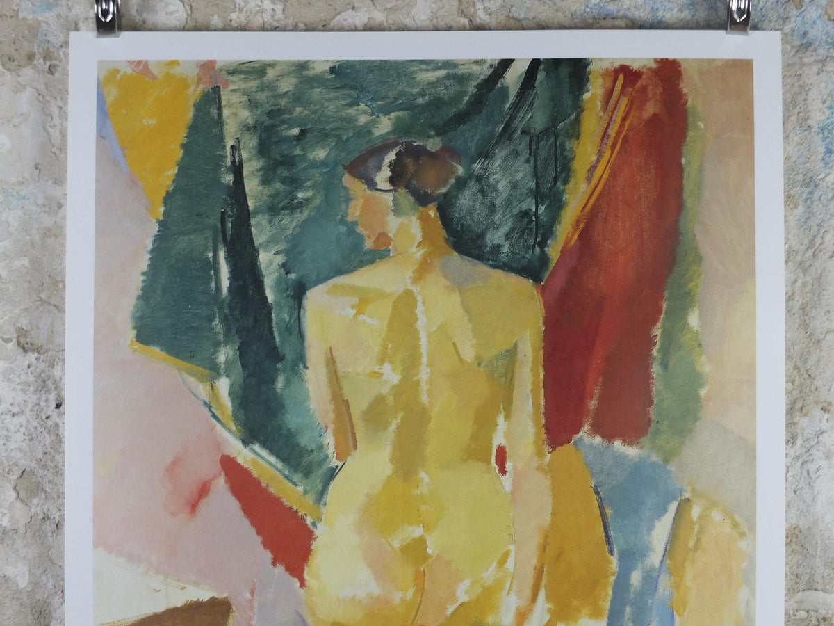 1998 Louisiana Anniversary Poster, 40th Anniversary, Karl Isakson, Model from the Back, 1920 Louisiana Museum of Modern Art, wall art decor