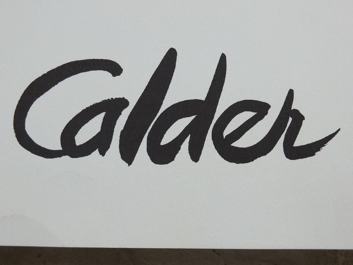 1996 Alexander Calder Poster, Untitled 1965, Sans Titre Mnam 1965, Innovative Mobiles artist, gallery exhibition, wall art decor