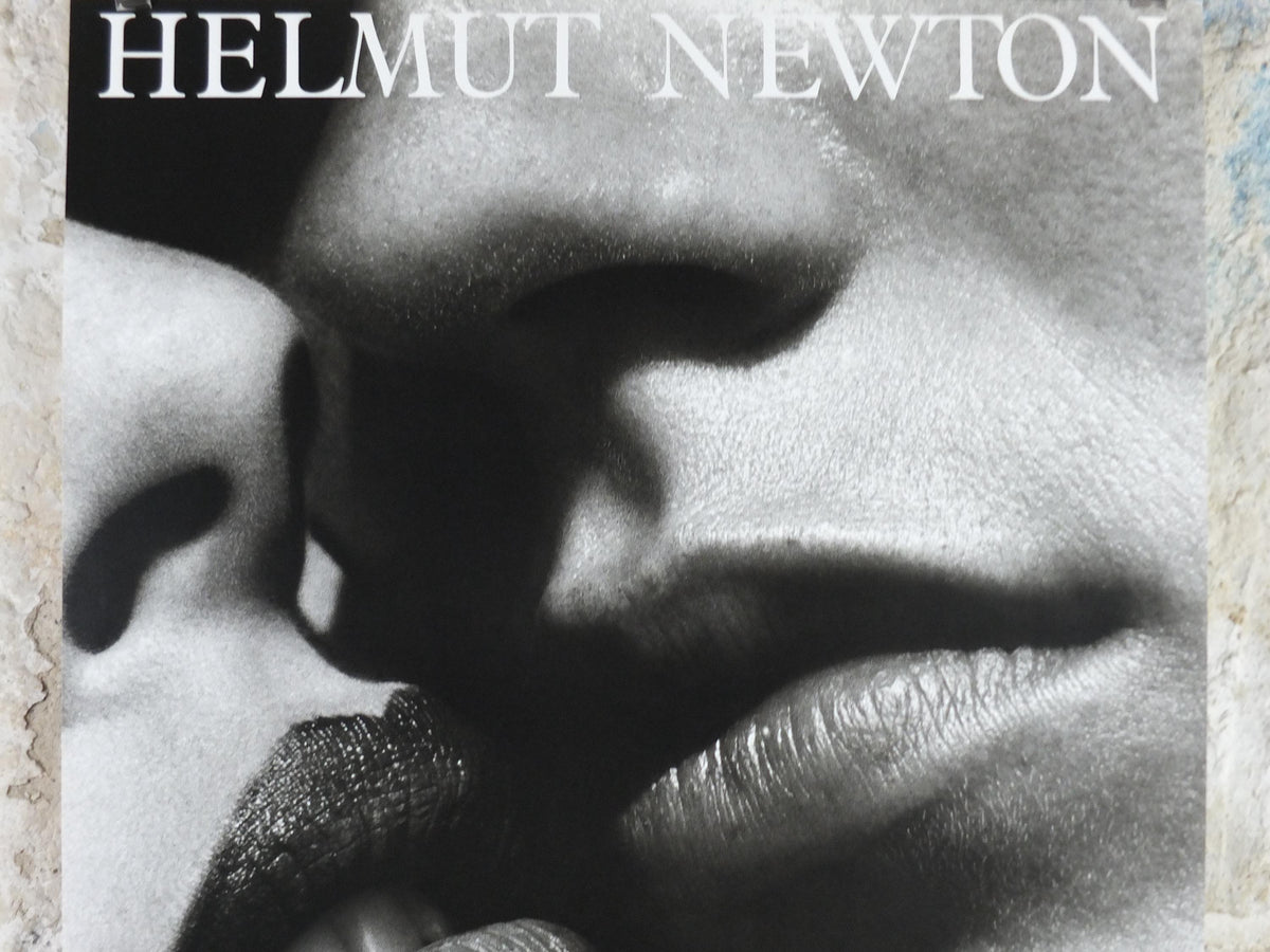 1982 Helmut Newton Poster, The Kiss, Le Baiser, Bordighera, Editions du Desastre, Photography, gallery exhibition, wall art decor