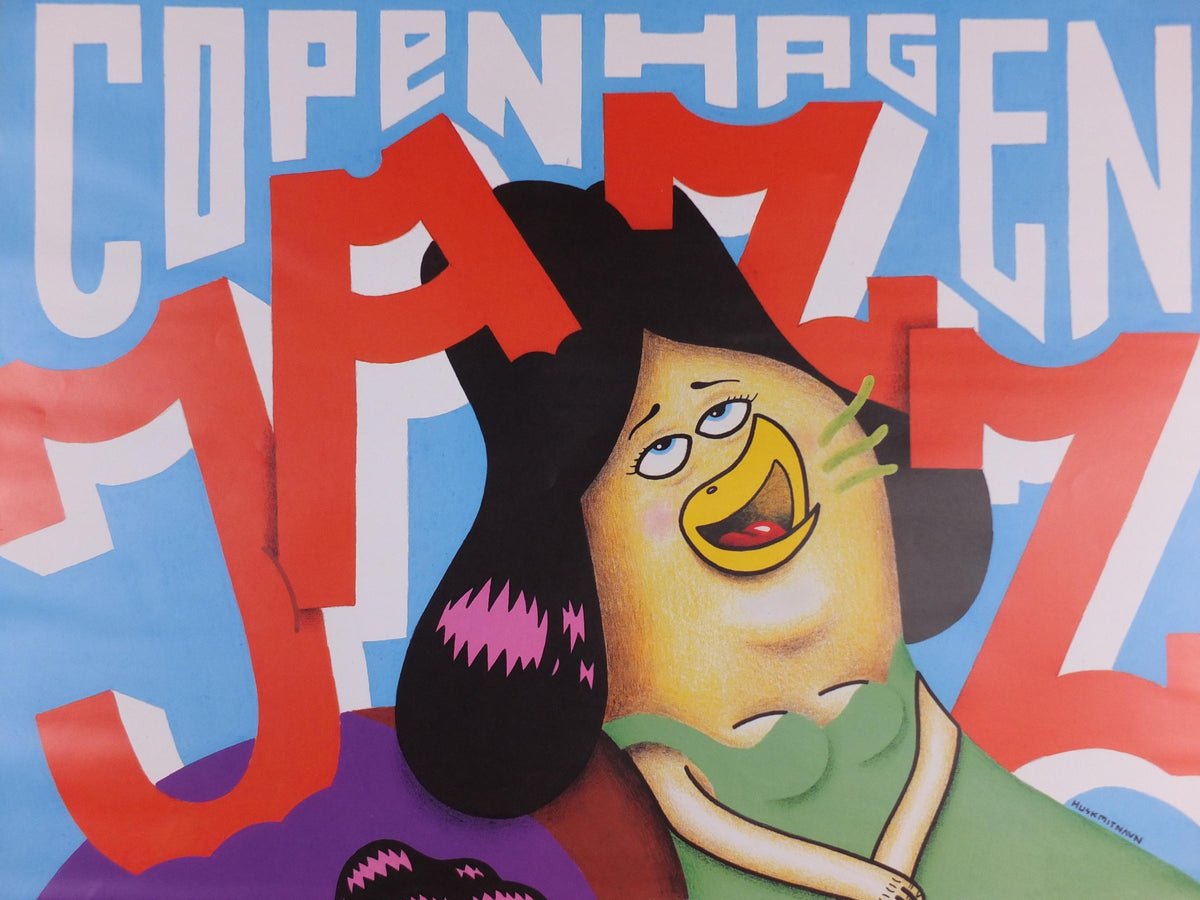 2004 Copenhagen Jazz Festival Poster, by HuskMitNavn, Denmark, music concerts, wall art decor