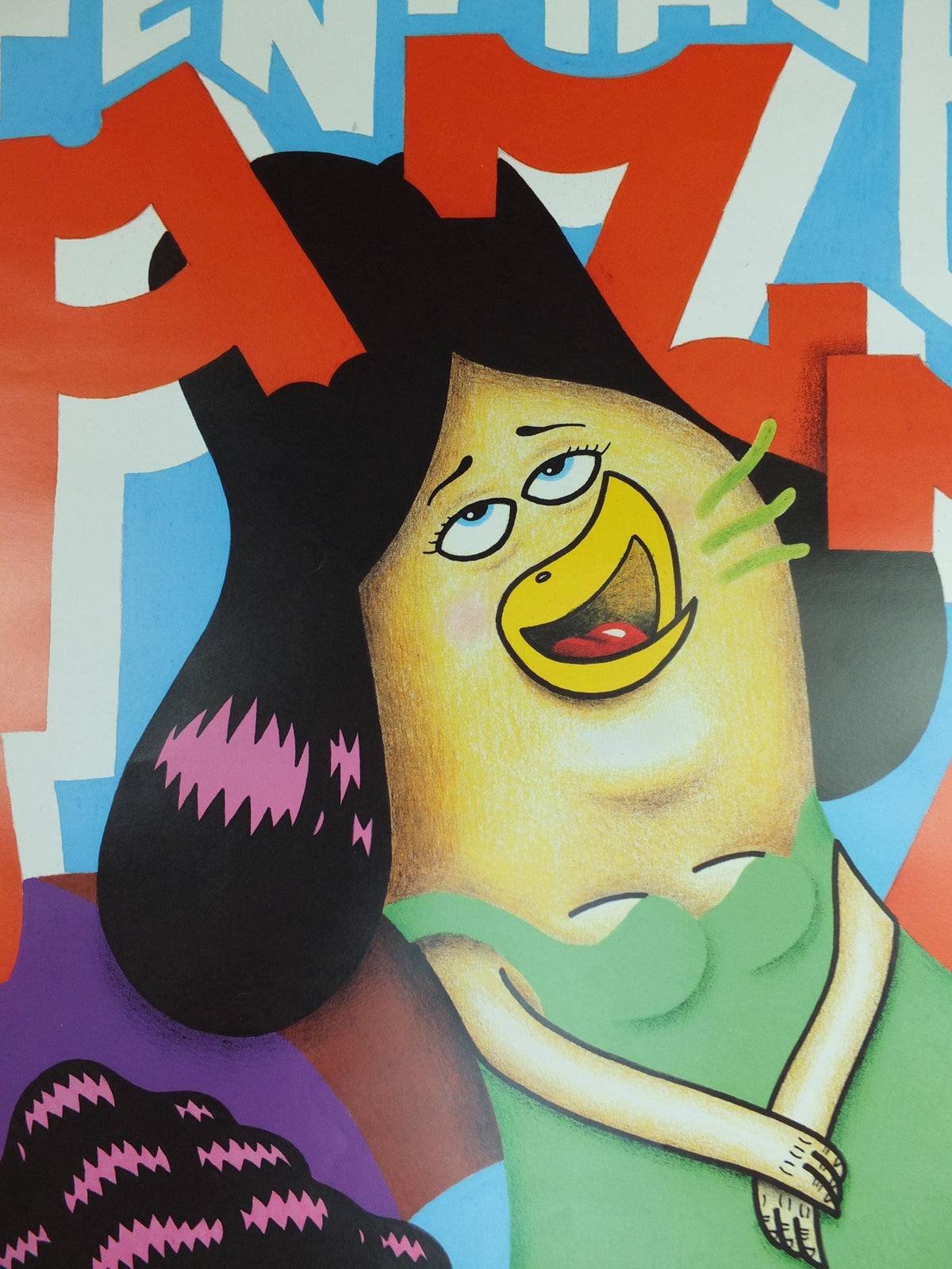 2004 Copenhagen Jazz Festival Poster, by HuskMitNavn, Denmark, music concerts, wall art decor