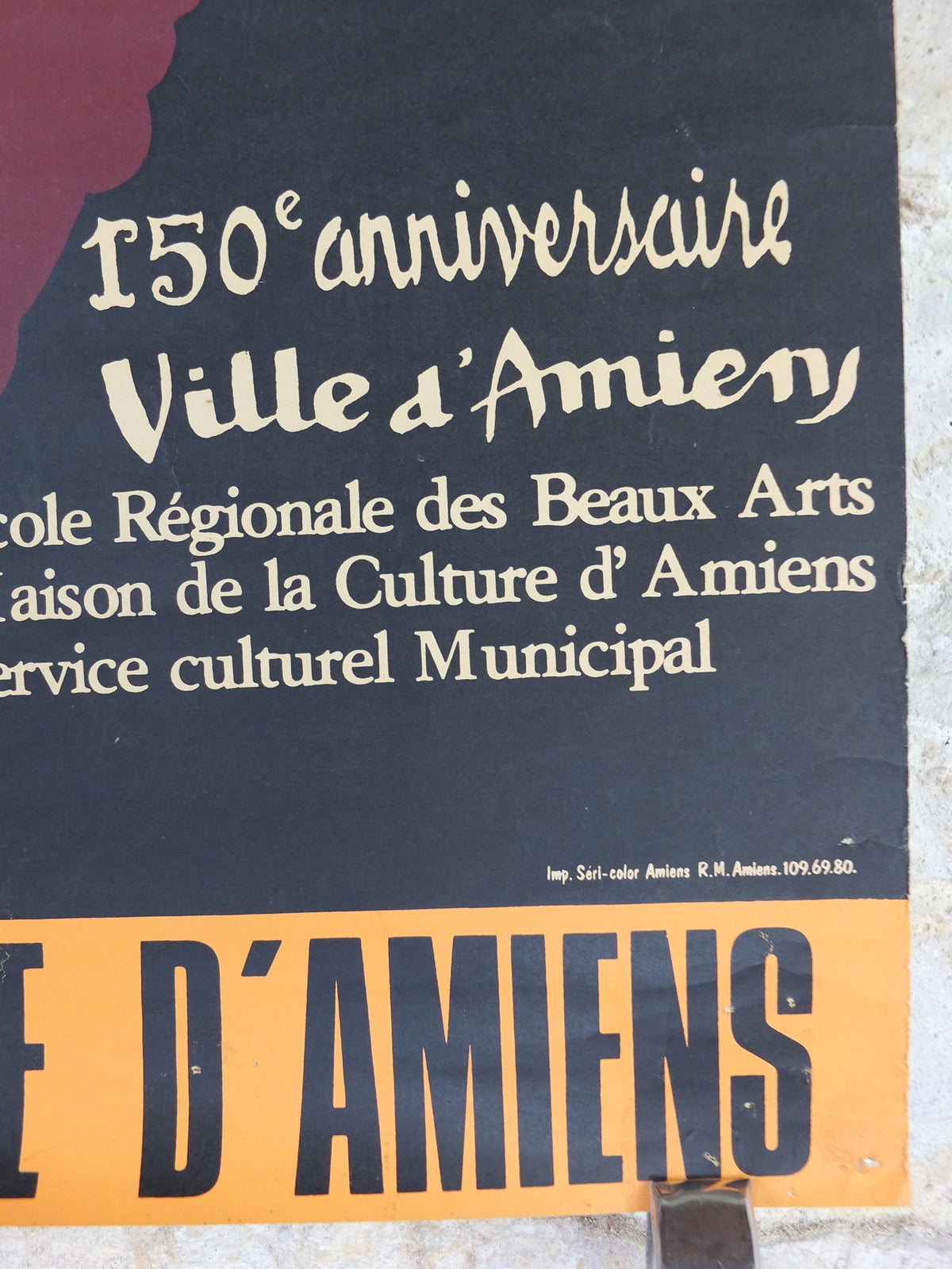 1978 Jules Verne Poster, Du Verne art chez les Beaux Jules, 150th anniversary, French Science Fiction Writer Sci-fi, wall art decor