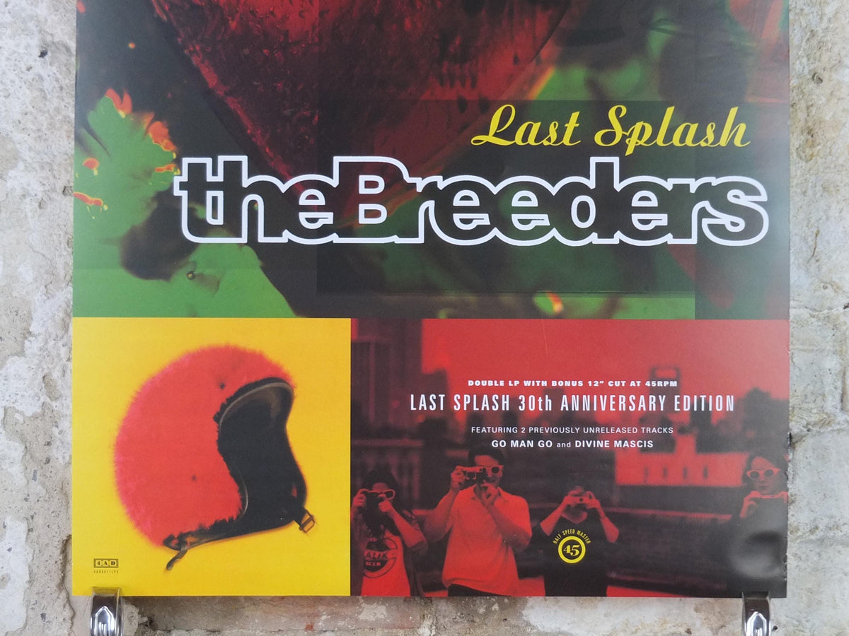 2023 The Breeders Poster, Last Splash 30th Anniversary from 1993, Kim Deal from The Pixies, music wall art decor