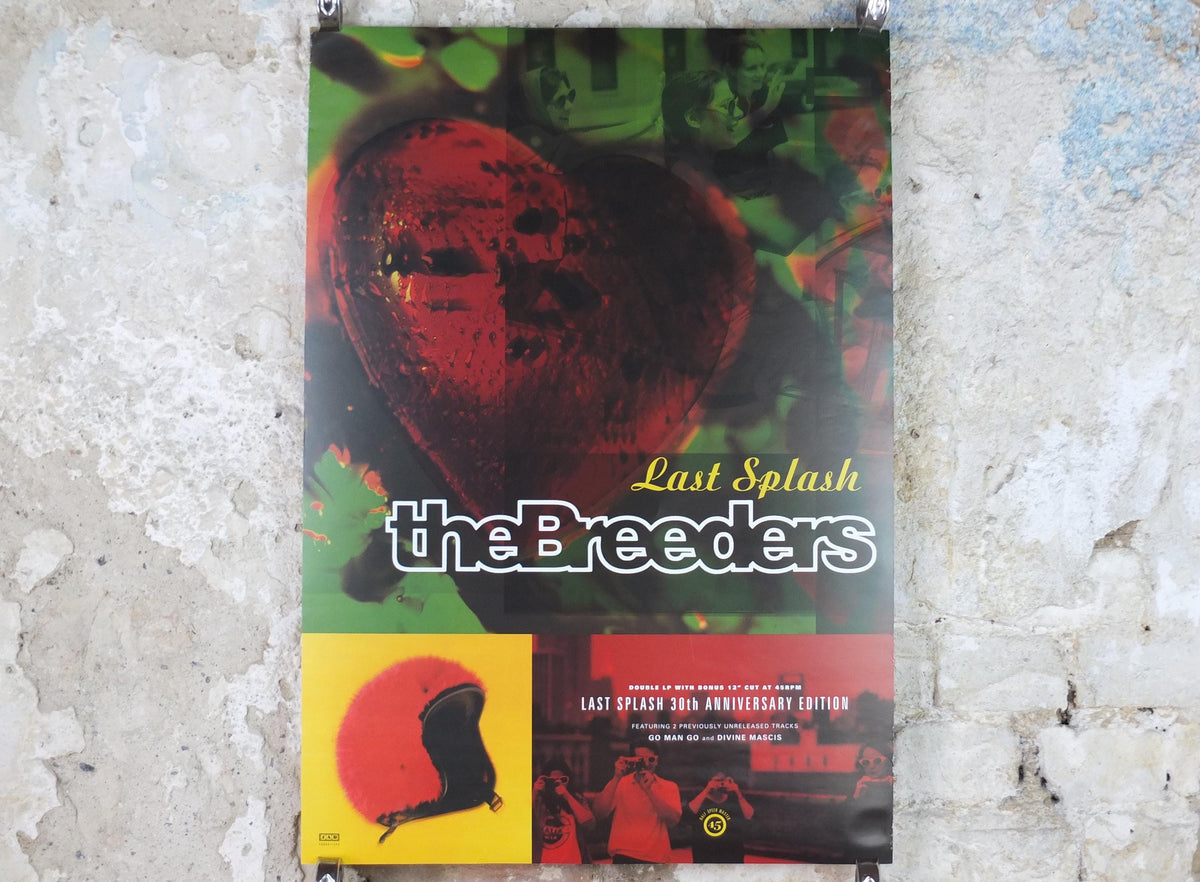 2023 The Breeders Poster, Last Splash 30th Anniversary from 1993, Kim Deal from The Pixies, music wall art decor