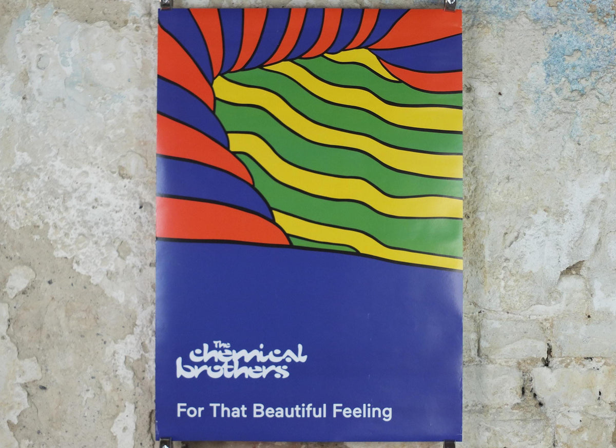 2023 The Chemical Brothers Poster, For That Beautiful Feeling, Tom Rowlands and Ed Simons, Manchester electronic music wall art decor