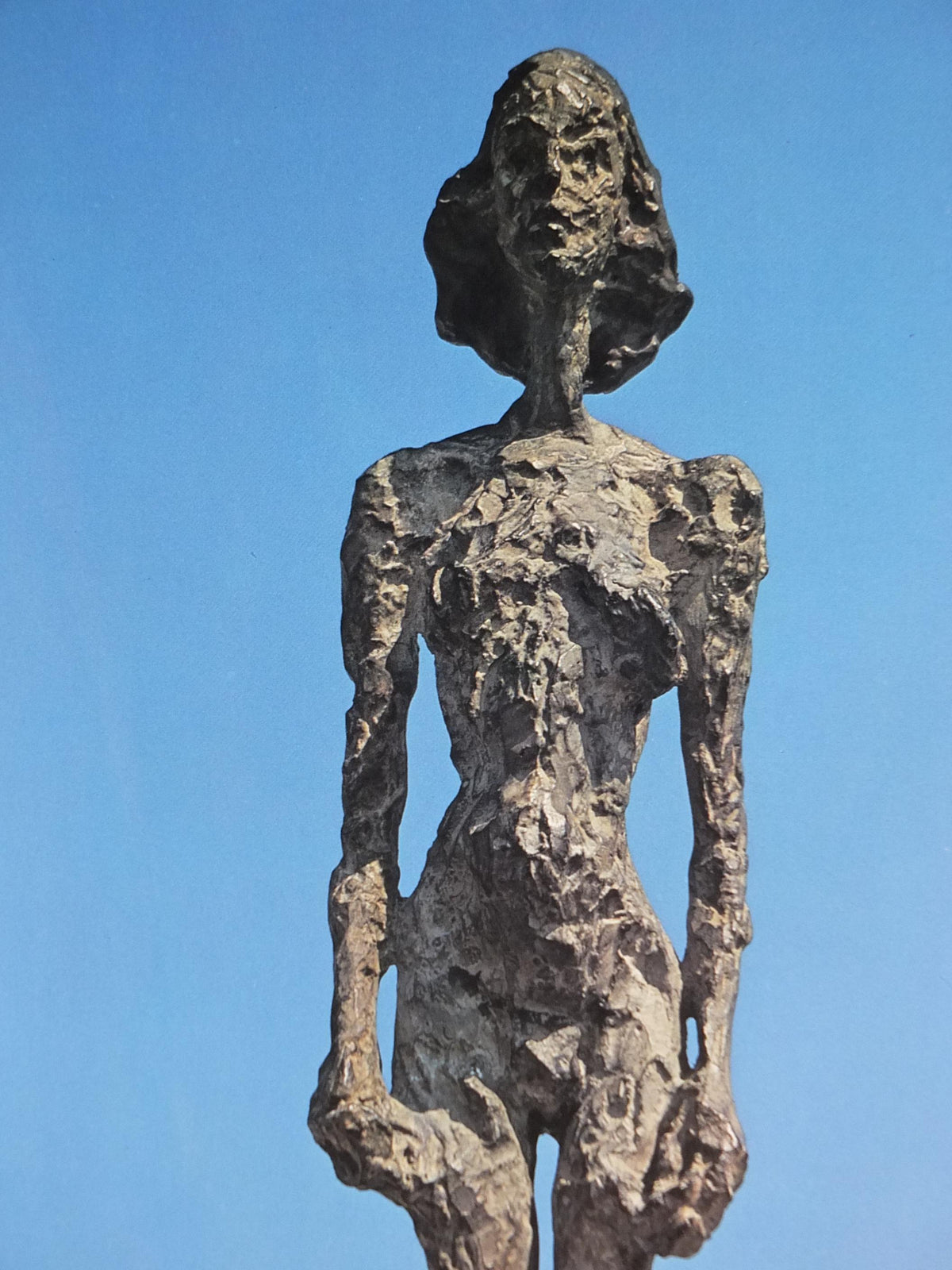 1976 Alberto Giacometti Poster, Annette from Life, bronze sculpture, Fondation Maeght, Modernism, gallery exhibition, wall art decor