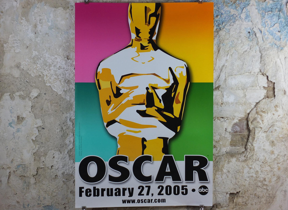 2005 Oscars Academy Awards Poster, 74th Annual Academy Awards, The Gold Knight Returns, exhibition wall art decor