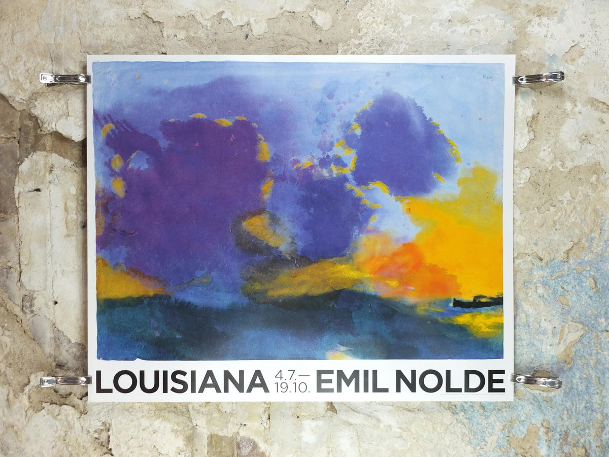 2014 Emil Nolde Poster, Sea with Light Violet Cloud, Berlin Succession, Die Brücke expressionist, Blaue Reiter, gallery wall art decor
