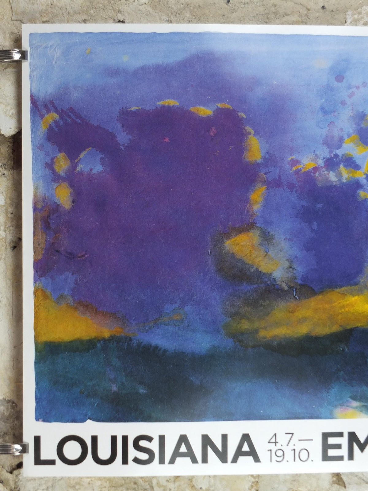 2014 Emil Nolde Poster, Sea with Light Violet Cloud, Berlin Succession, Die Brücke expressionist, Blaue Reiter, gallery wall art decor