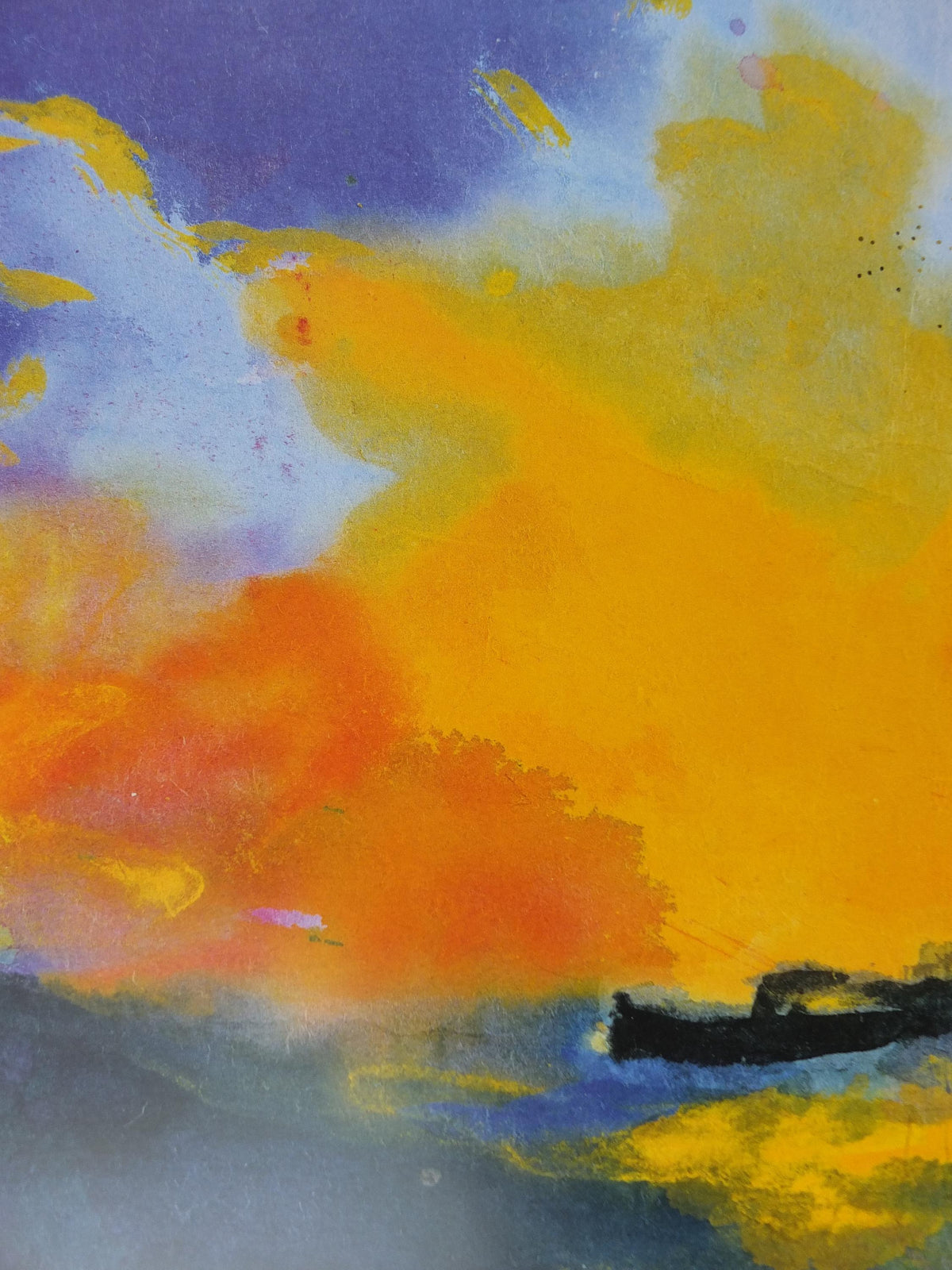 2014 Emil Nolde Poster, Sea with Light Violet Cloud, Berlin Succession, Die Brücke expressionist, Blaue Reiter, gallery wall art decor