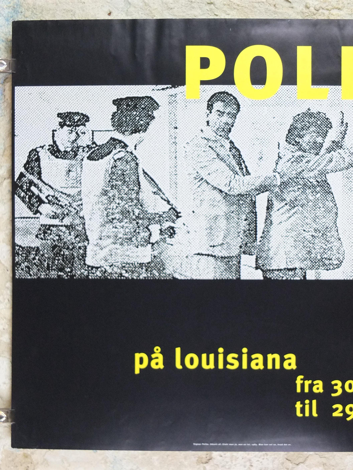 2001 Sigmar Polke Poster, Seiht man ja was es ist? 1984, You can see what it is, Police arrest, Capitalist Realism, wall art decor