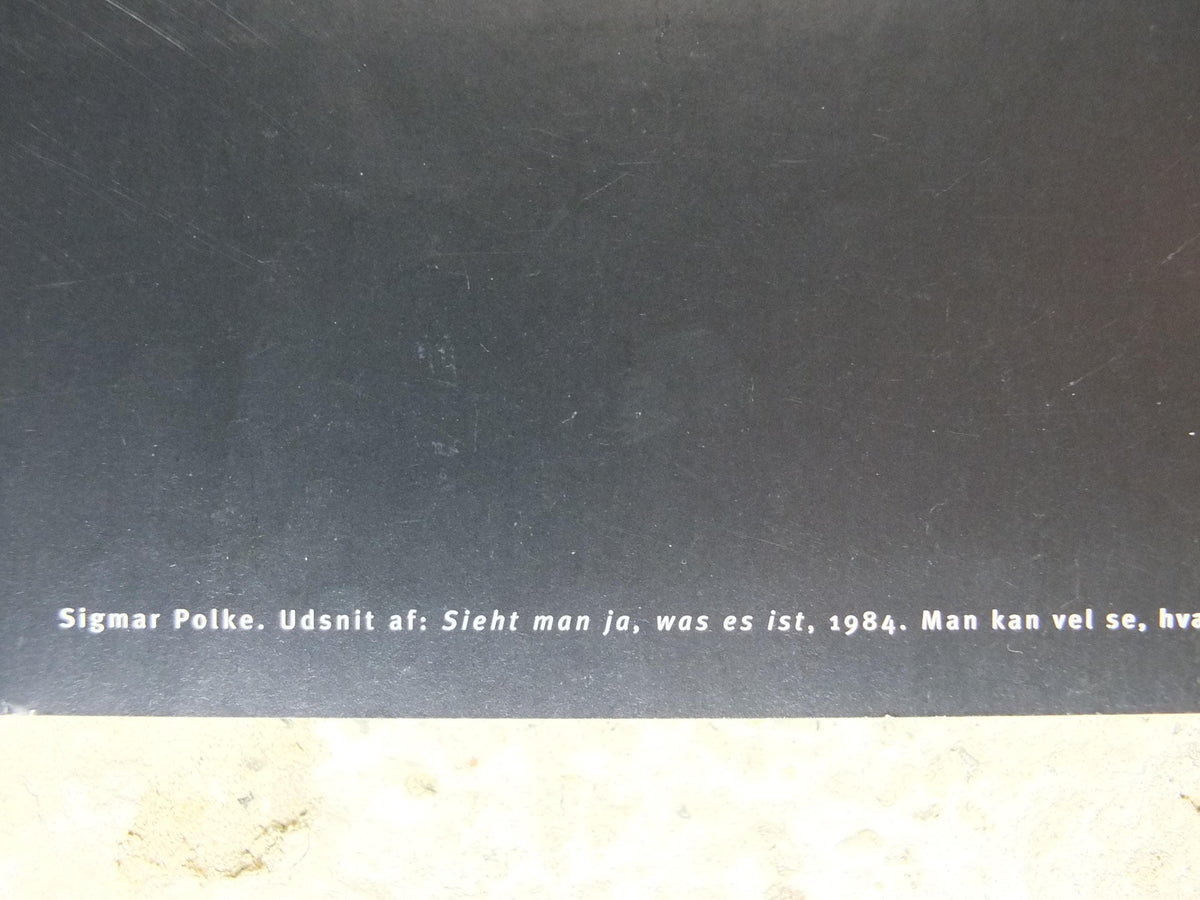 2001 Sigmar Polke Poster, Seiht man ja was es ist? 1984, You can see what it is, Police arrest, Capitalist Realism, wall art decor