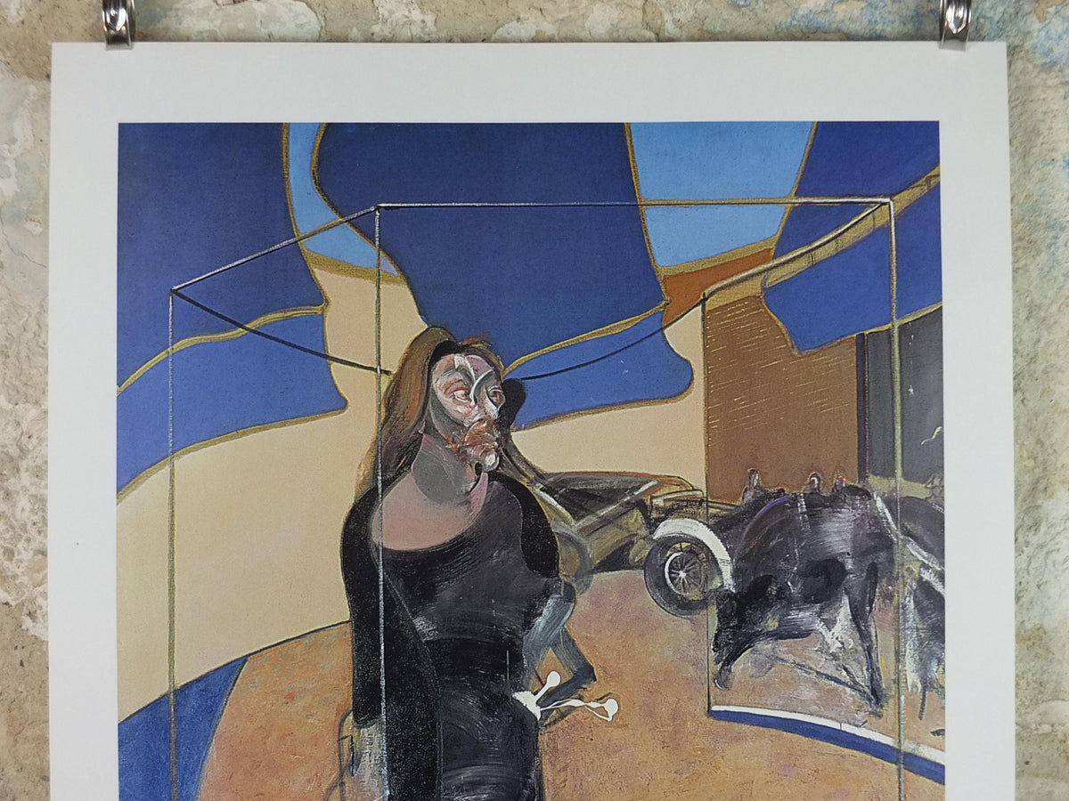 2004 Francis Bacon Poster, Portrait of Isabel Rawsthorne Standing in a Street in Soho 1967, Figurative Realism, exhibition, wall art decor