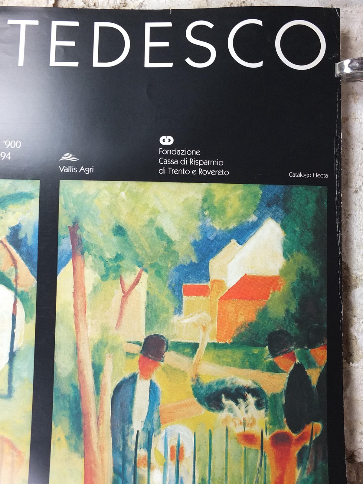 1990s August Macke Poster, Zoological Garden 1912, Grosser Zoologischer Garten, Der Blaue Reiter, Expressionism exhibition, wall art decor
