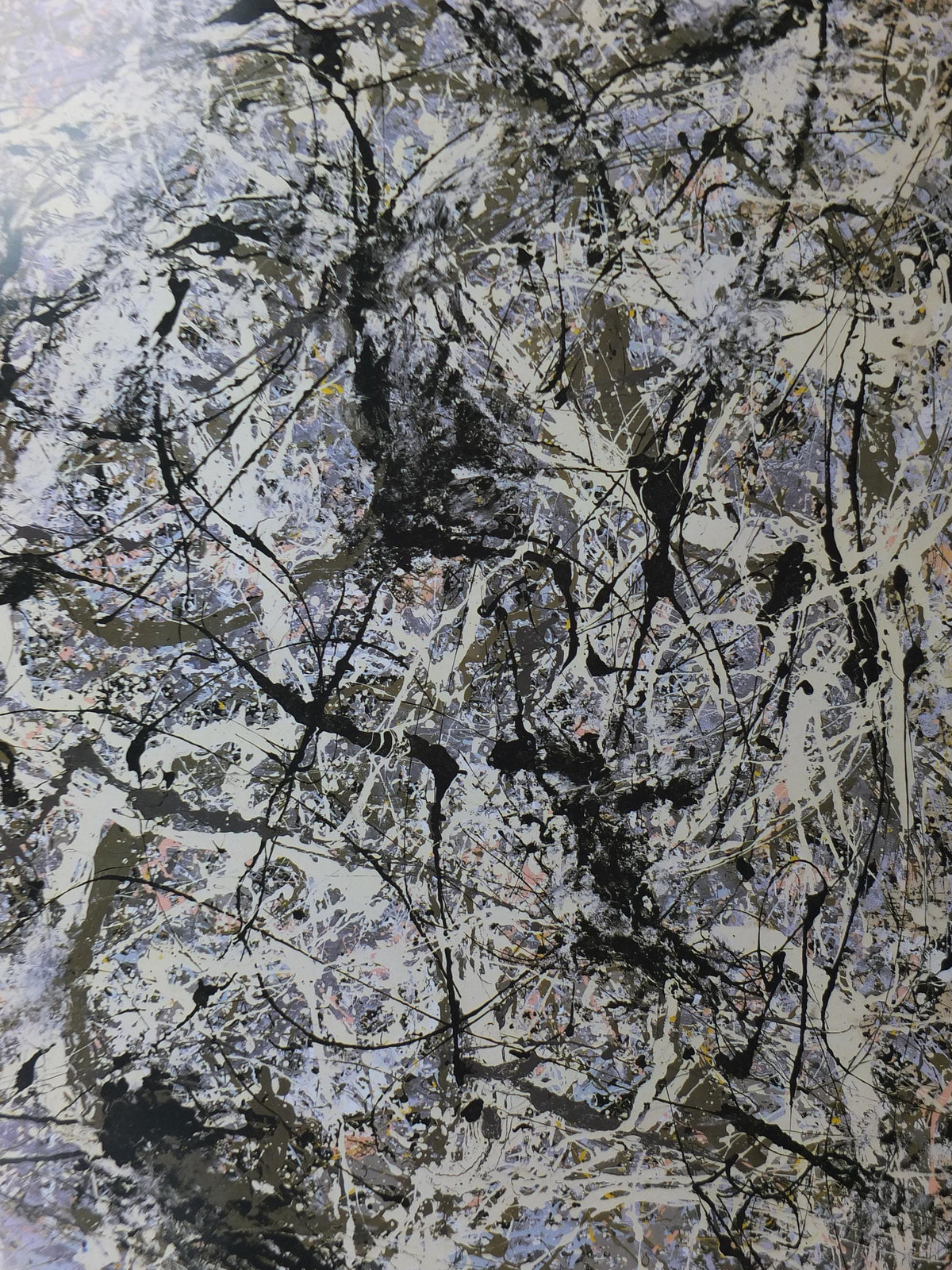 1988 Jackson Pollock Poster, Number 28 1950, #28, Metropolitan Museum of Art, Met abstract expressionism, gallery exhibition, wall art decor
