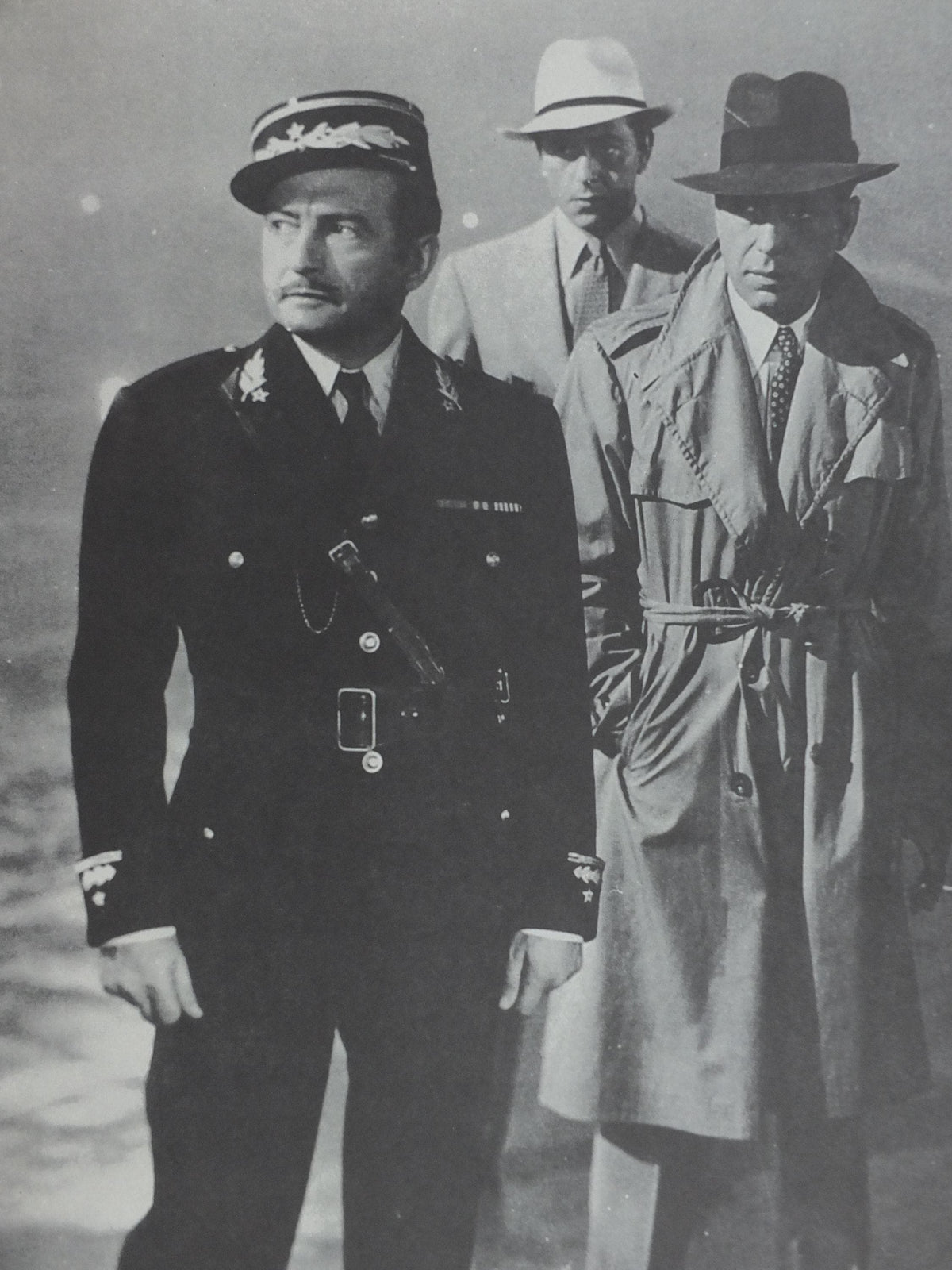 1987 Casablanca Poster, Final scene with Humphrey Bogart, large size, movie, film and cinema memorabila, wall art decor